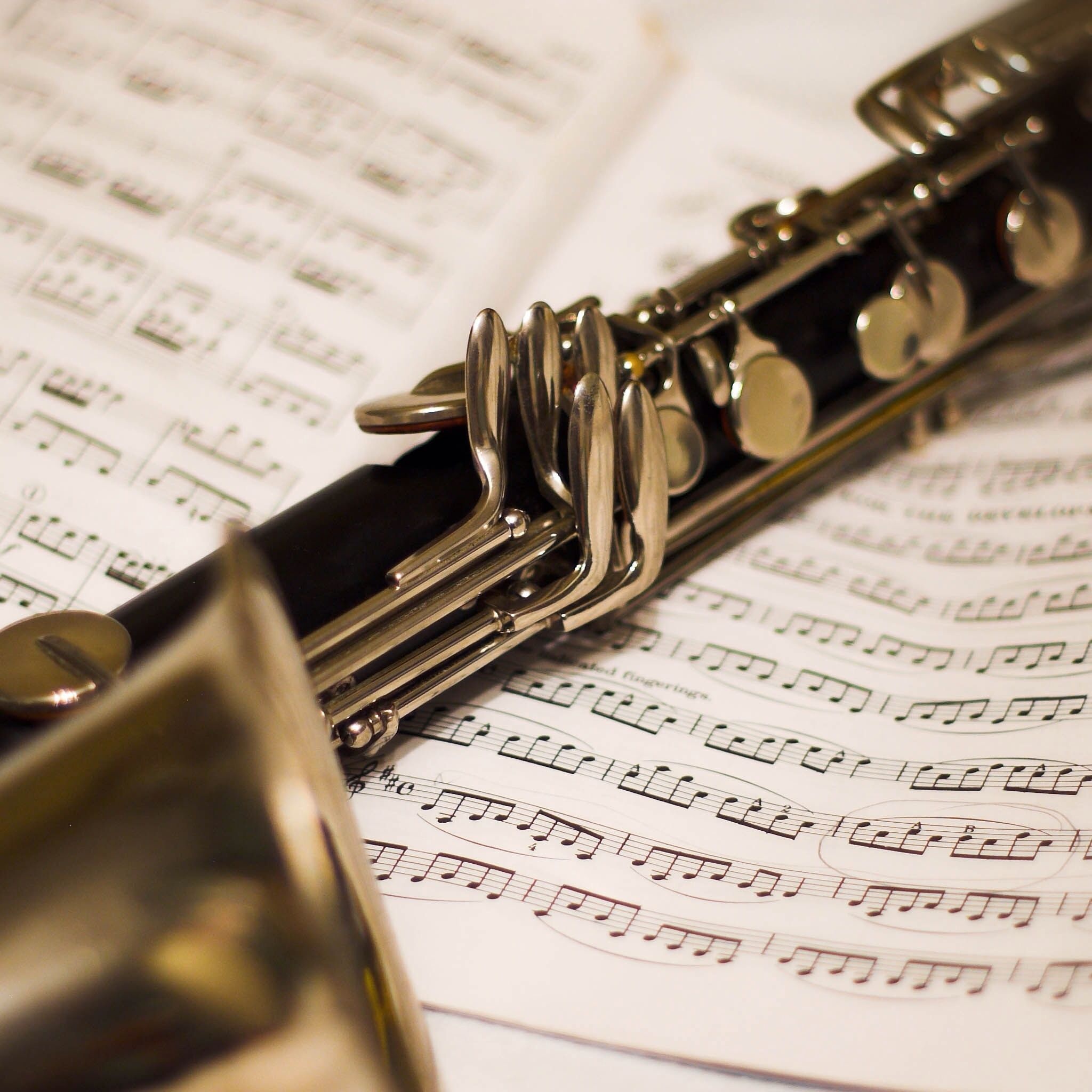 Clarinet wallpapers, Musical instrument theme, High-quality backgrounds, Top free options, 2050x2050 HD Phone