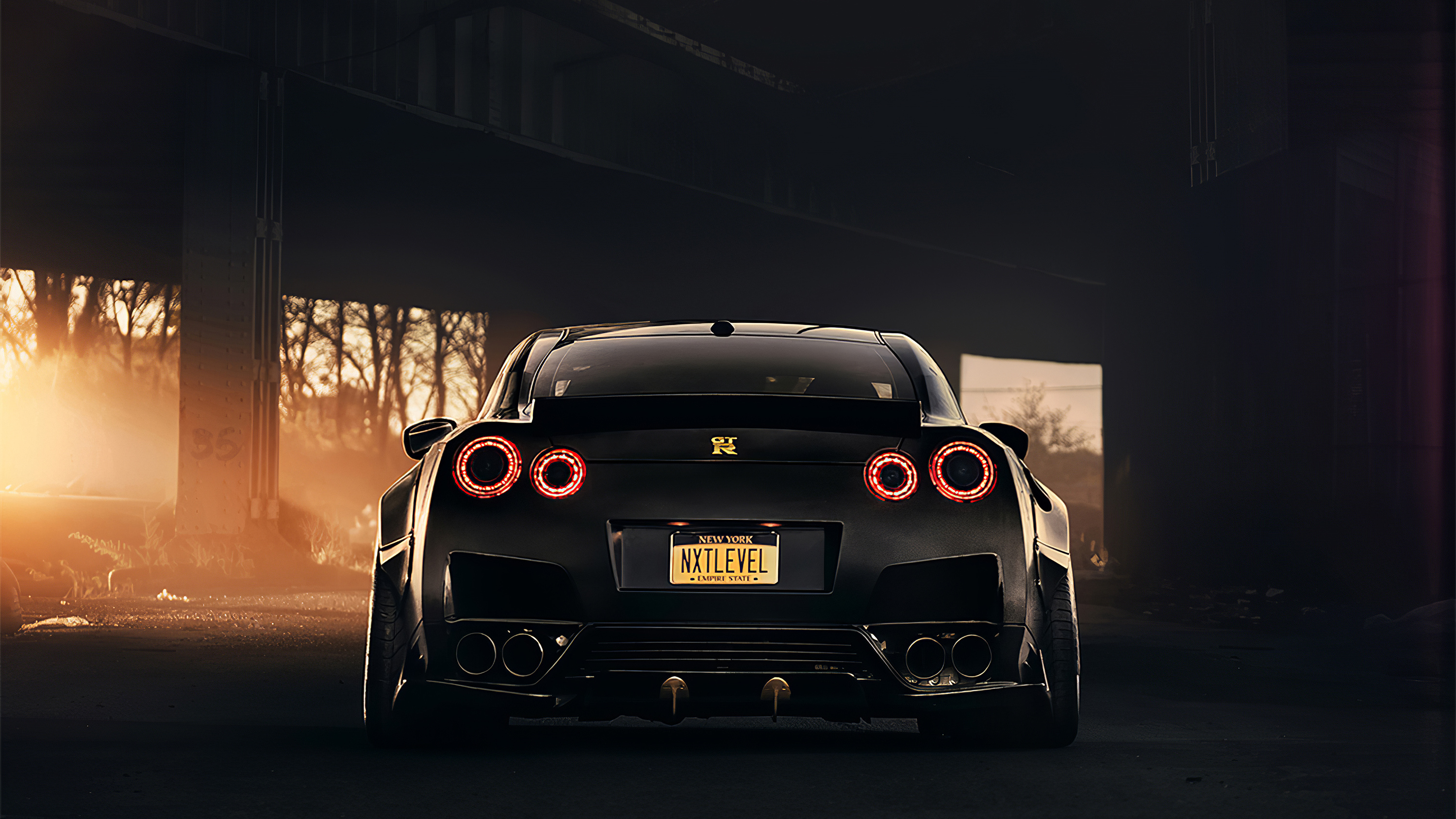 Nissan GT-R, Black, HD wallpapers, Cars wallpapers, 3000x1690 HD Desktop