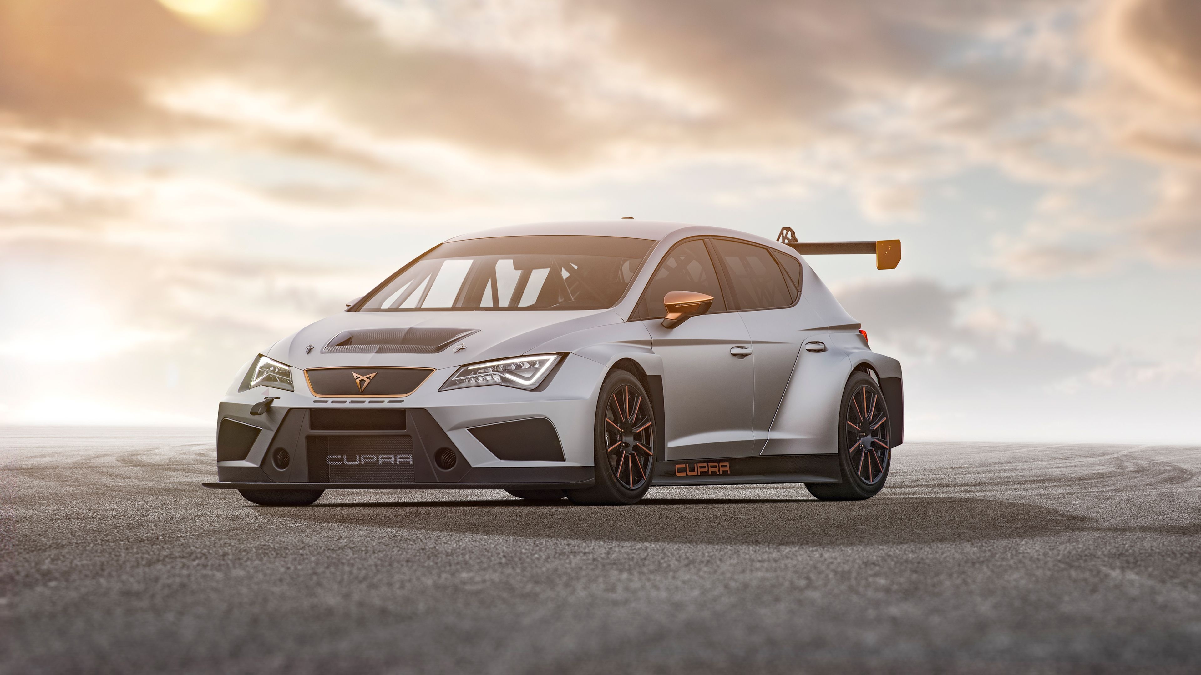 Cupra Leon Competition, Exhilarating performance, Striking wallpapers, Racing heritage, 3840x2160 4K Desktop