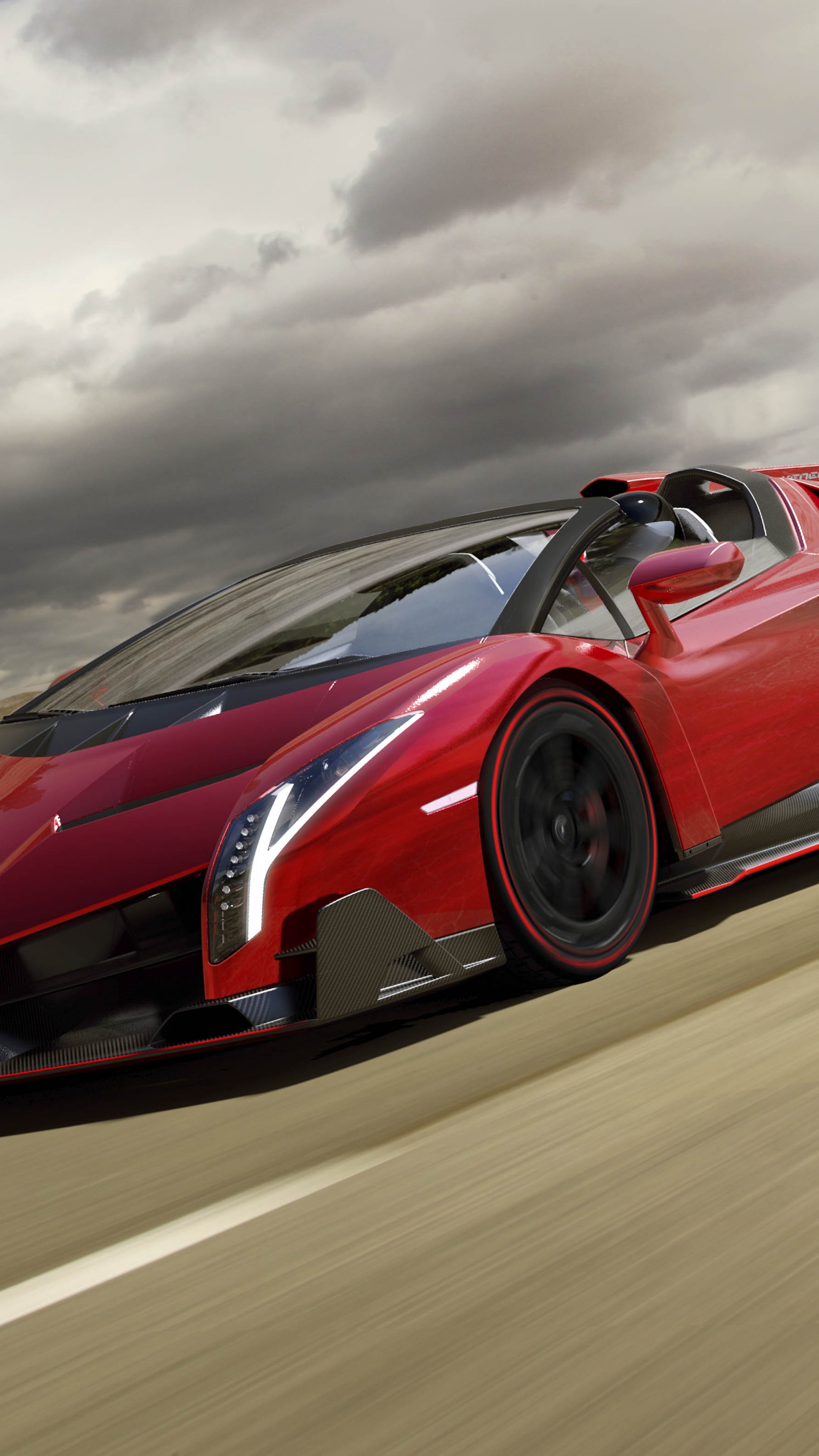 Lamborghini Veneno, Supercar concept, Car's design, Bikes, 2160x3840 4K Phone