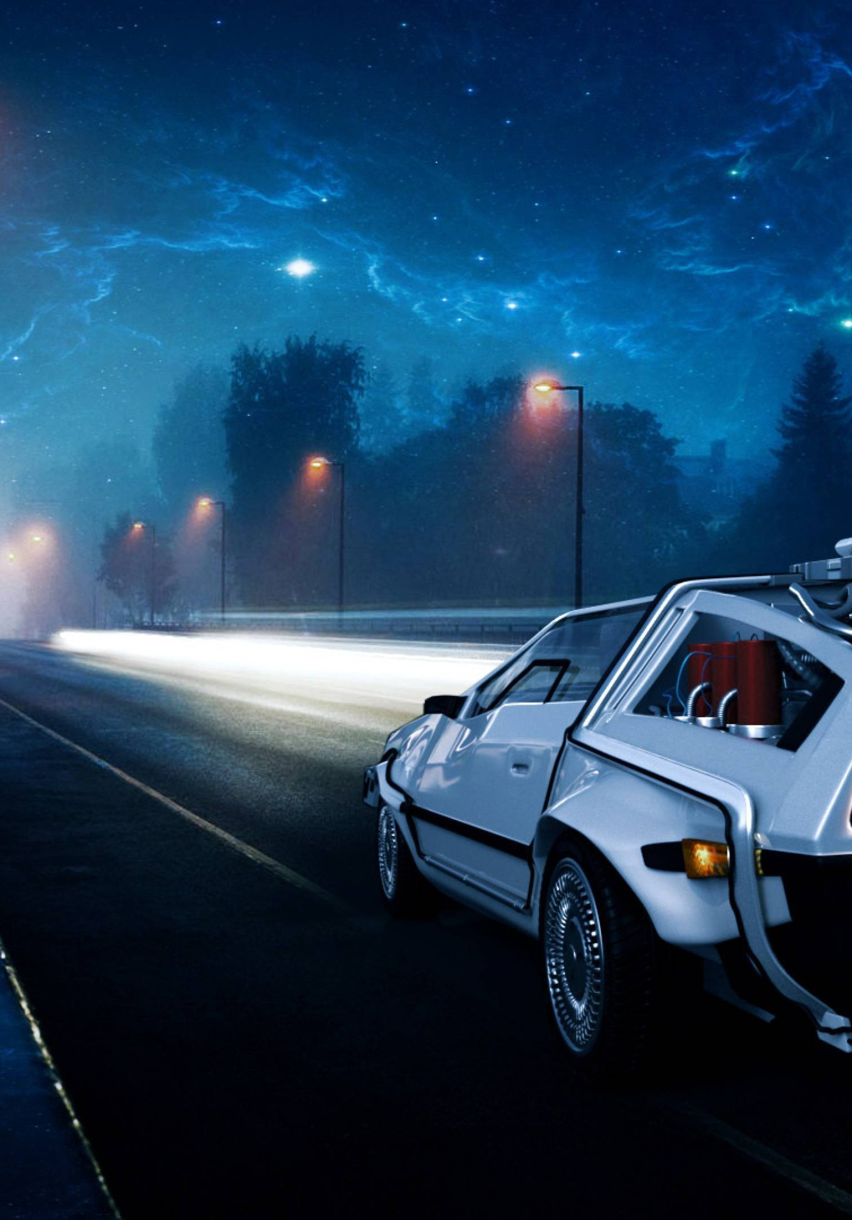 Delorean iPhone wallpapers, Free choices, Futuristic design, Time travel theme, 1670x2390 HD Phone