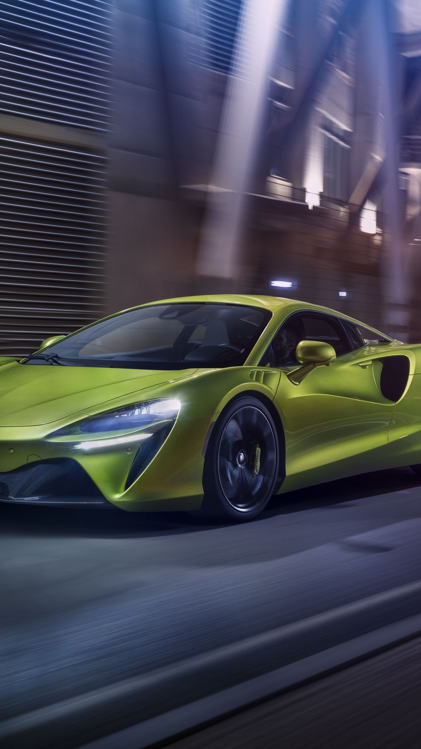 McLaren Artura, Supercars PHEV, 2022 model, High-quality cars, 1440x2560 HD Phone