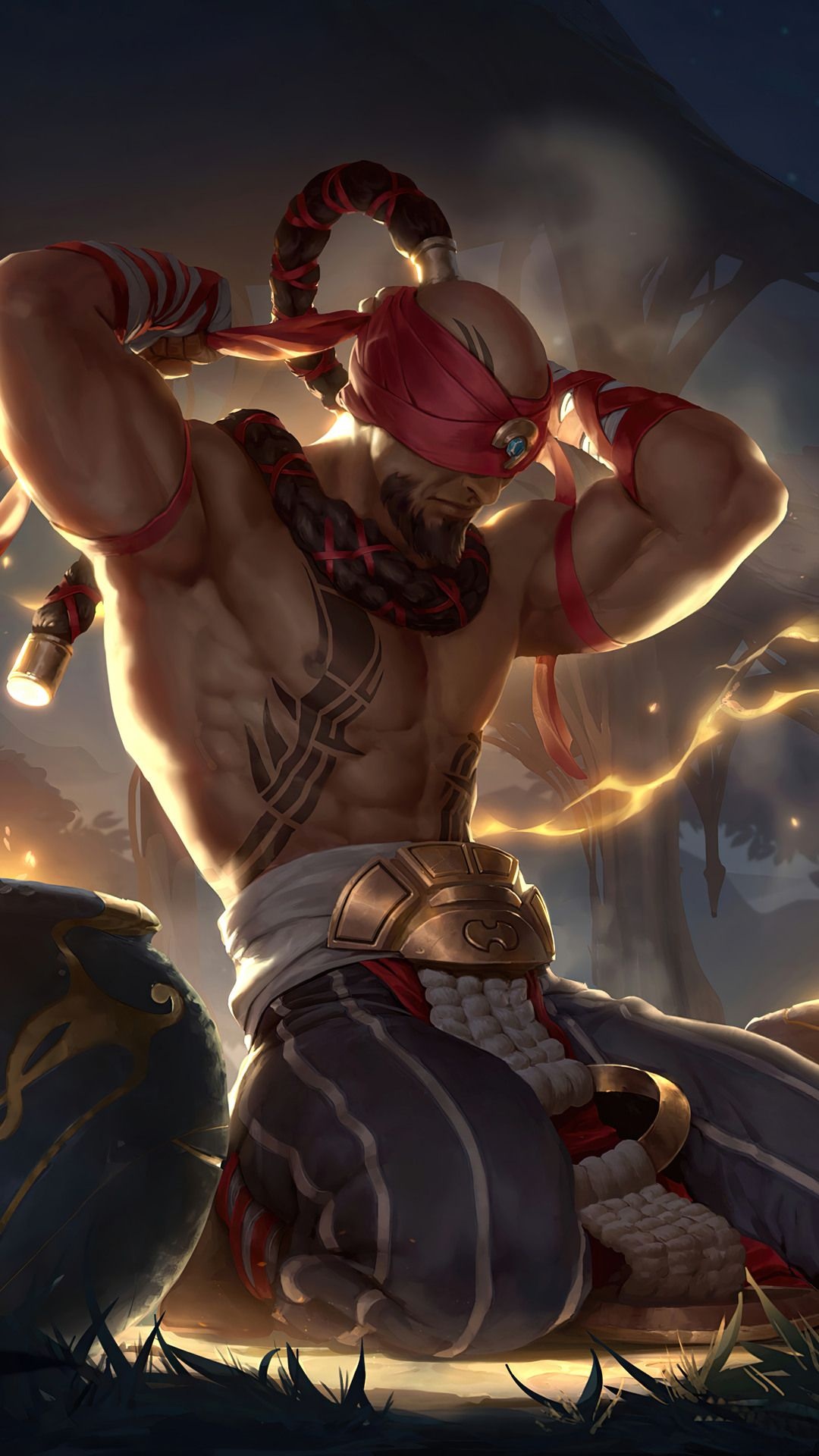 Lee Sin (LoL), Lor, Garen, Anime, 1080x1920 Full HD Phone