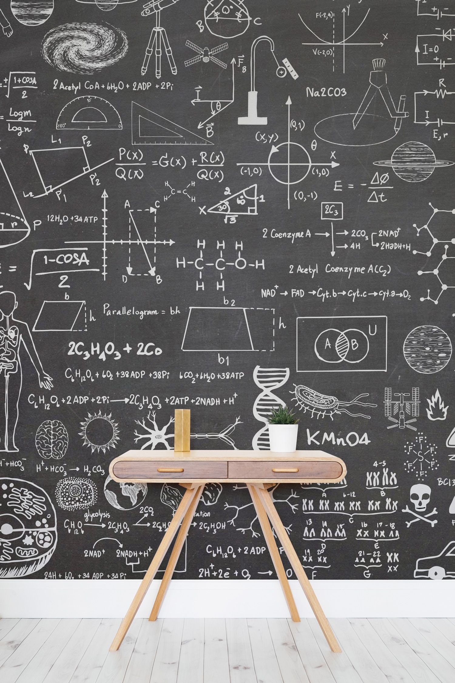 Chalkboard, Science Wallpaper, 1500x2250 HD Phone