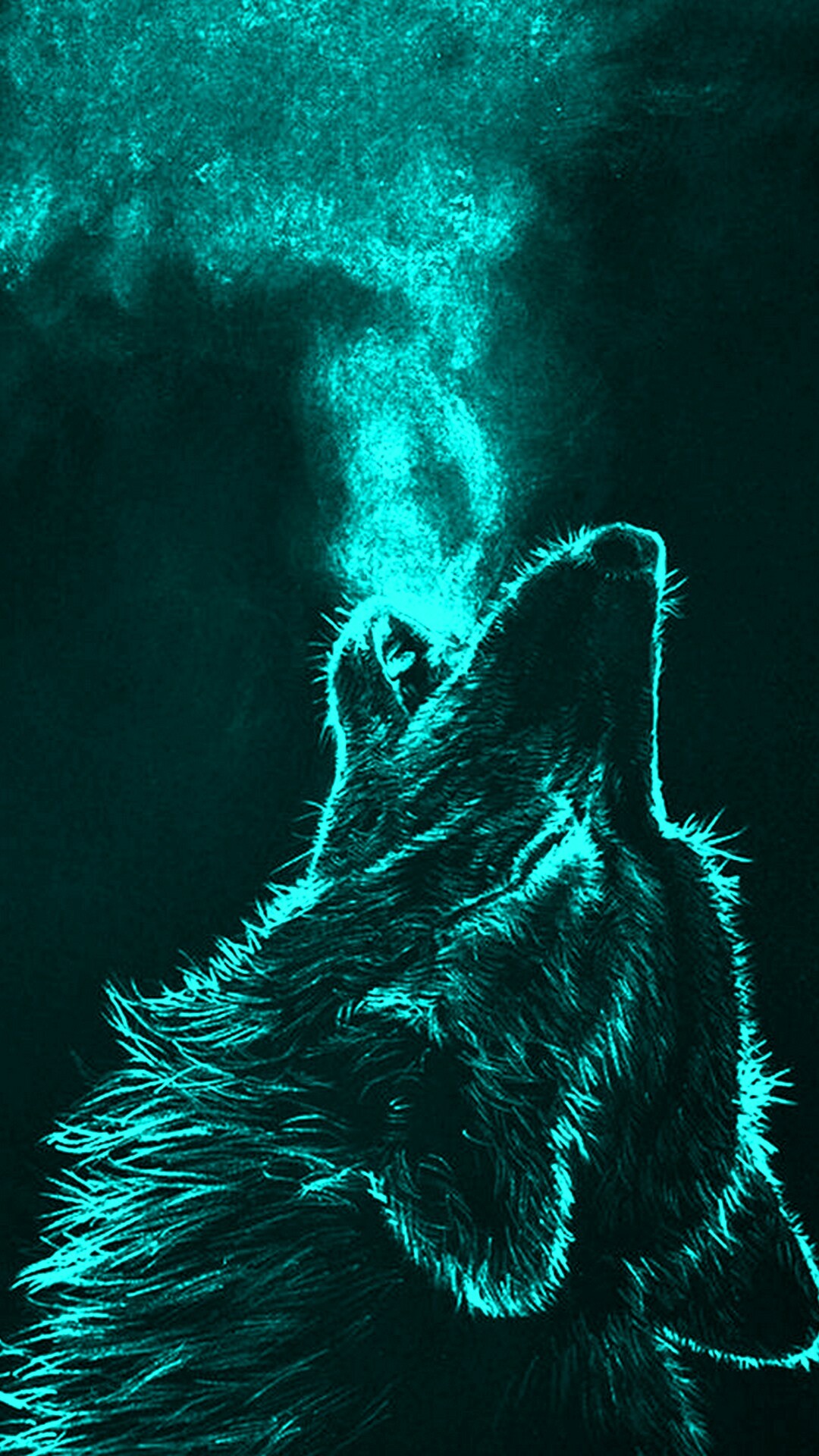 Cool wolf wallpaper, Android-friendly design, Stylish aesthetics, Trendsetting look, 1080x1920 Full HD Phone