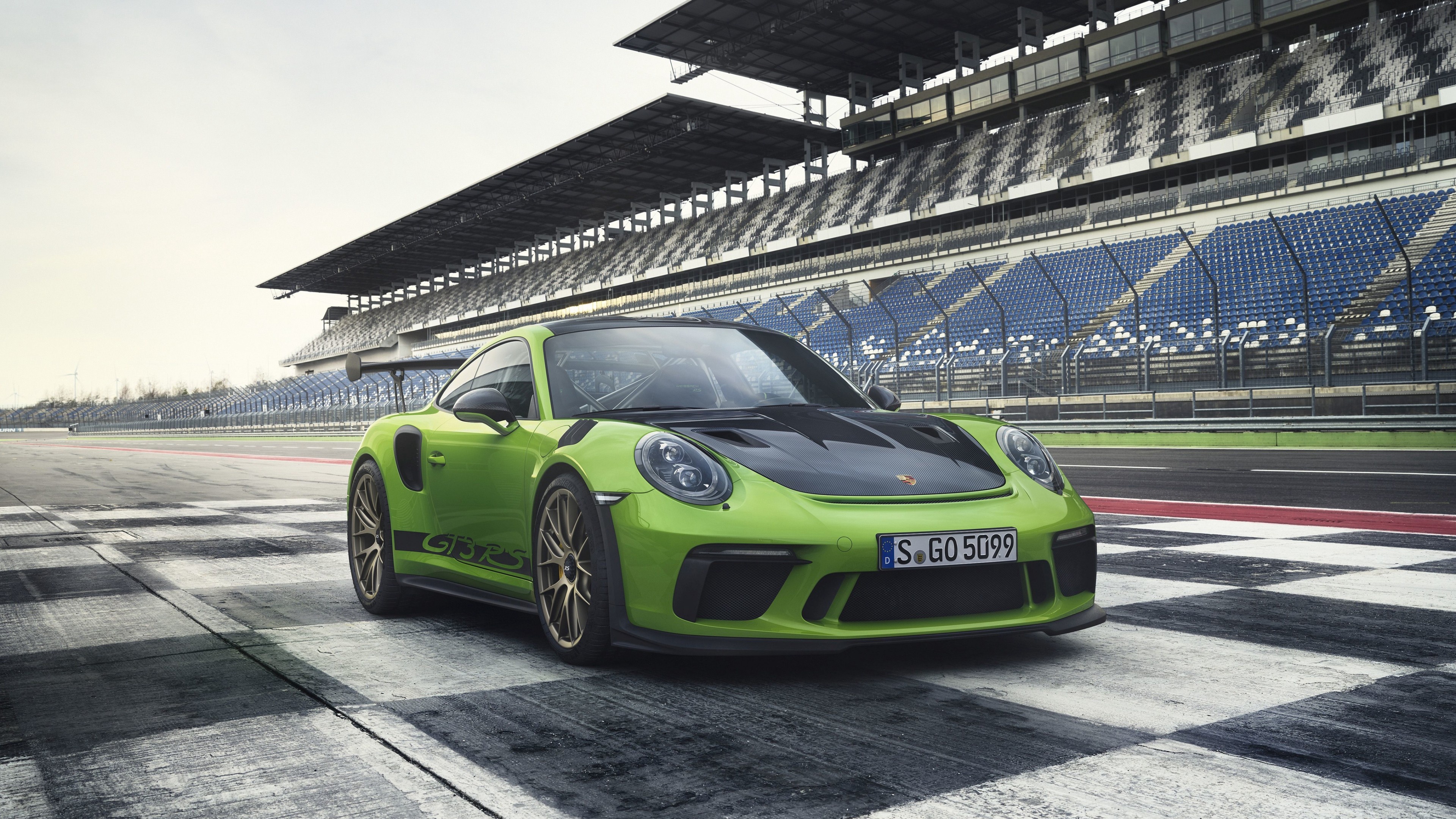 Porsche 911 GT3 RS, Wallpaper sport car, 3840x2160 4K Desktop