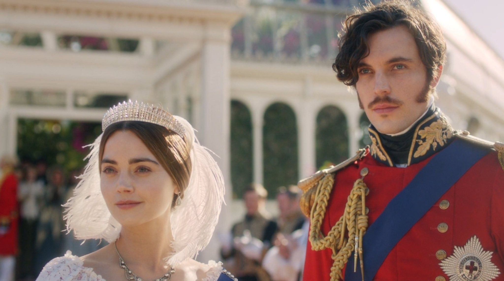 Victoria TV series, Love story of Victoria & Albert, Historical romance, 2050x1150 HD Desktop