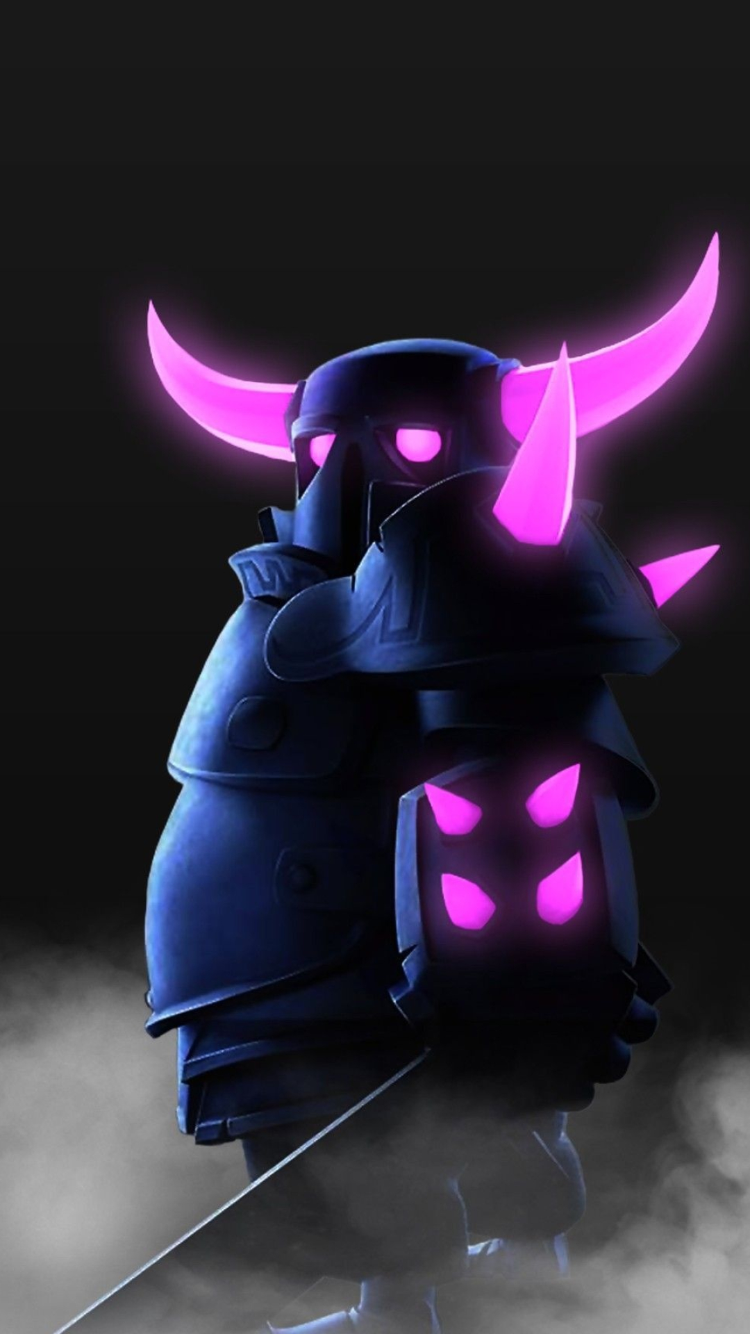 Clash of Clans Pekka, Formidable warrior, Destructive force, Unstoppable might, 1080x1920 Full HD Phone