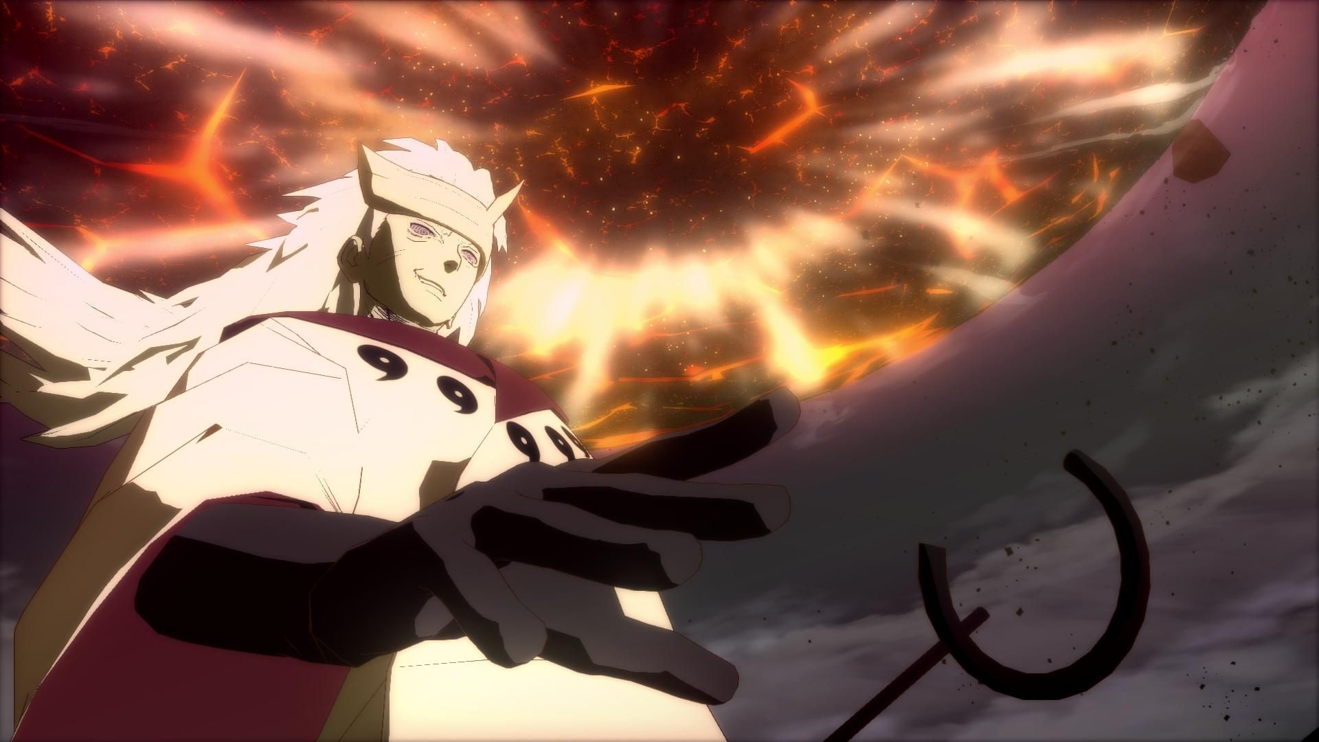 Six Paths Madara Uchiha, Chibaku Tensei meteorite, Truth-Seeking Staff, Full HD Desktop wallpaper