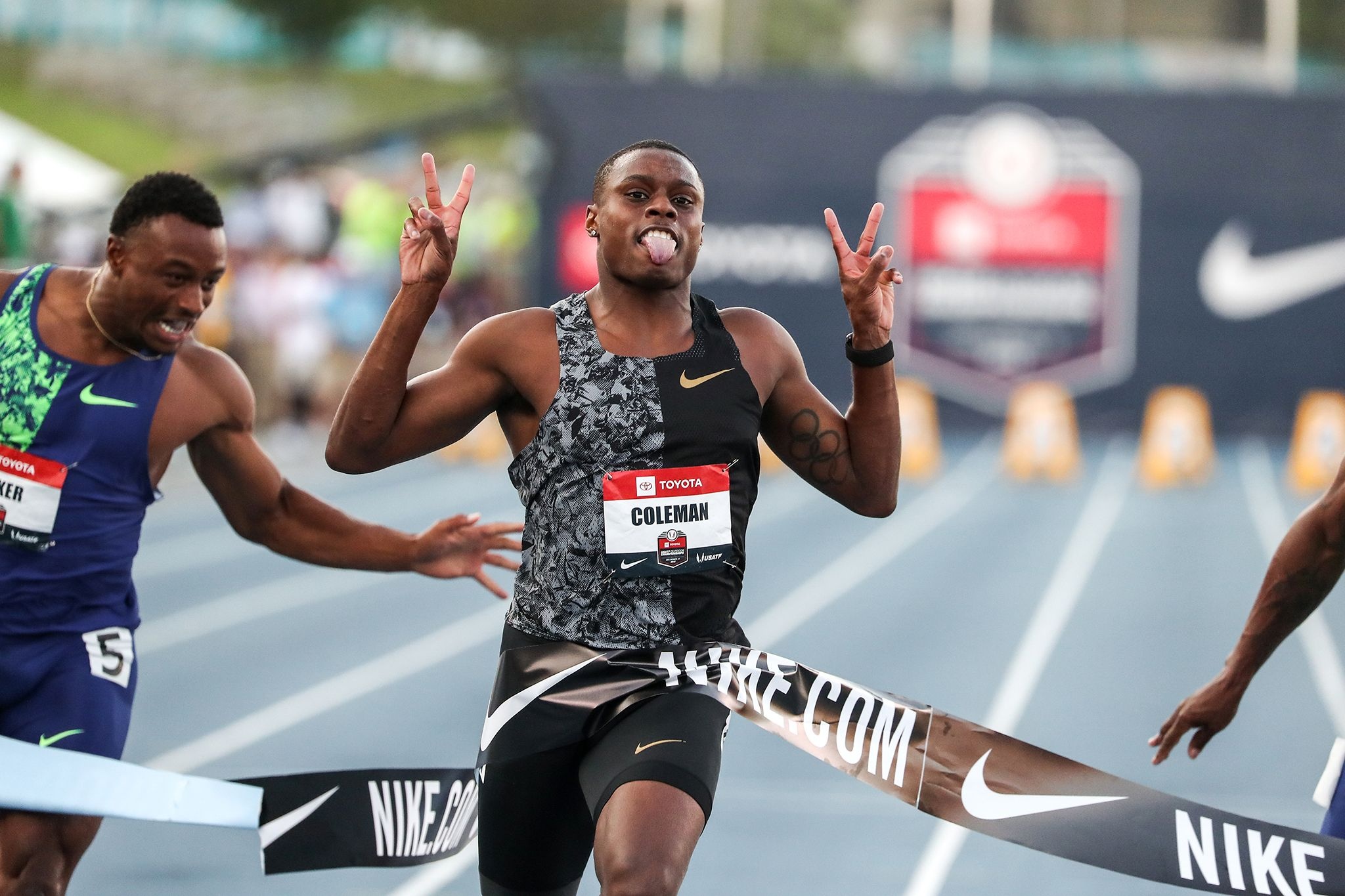 Christian Coleman, USATF outdoor championships, Impressive results, 2050x1370 HD Desktop