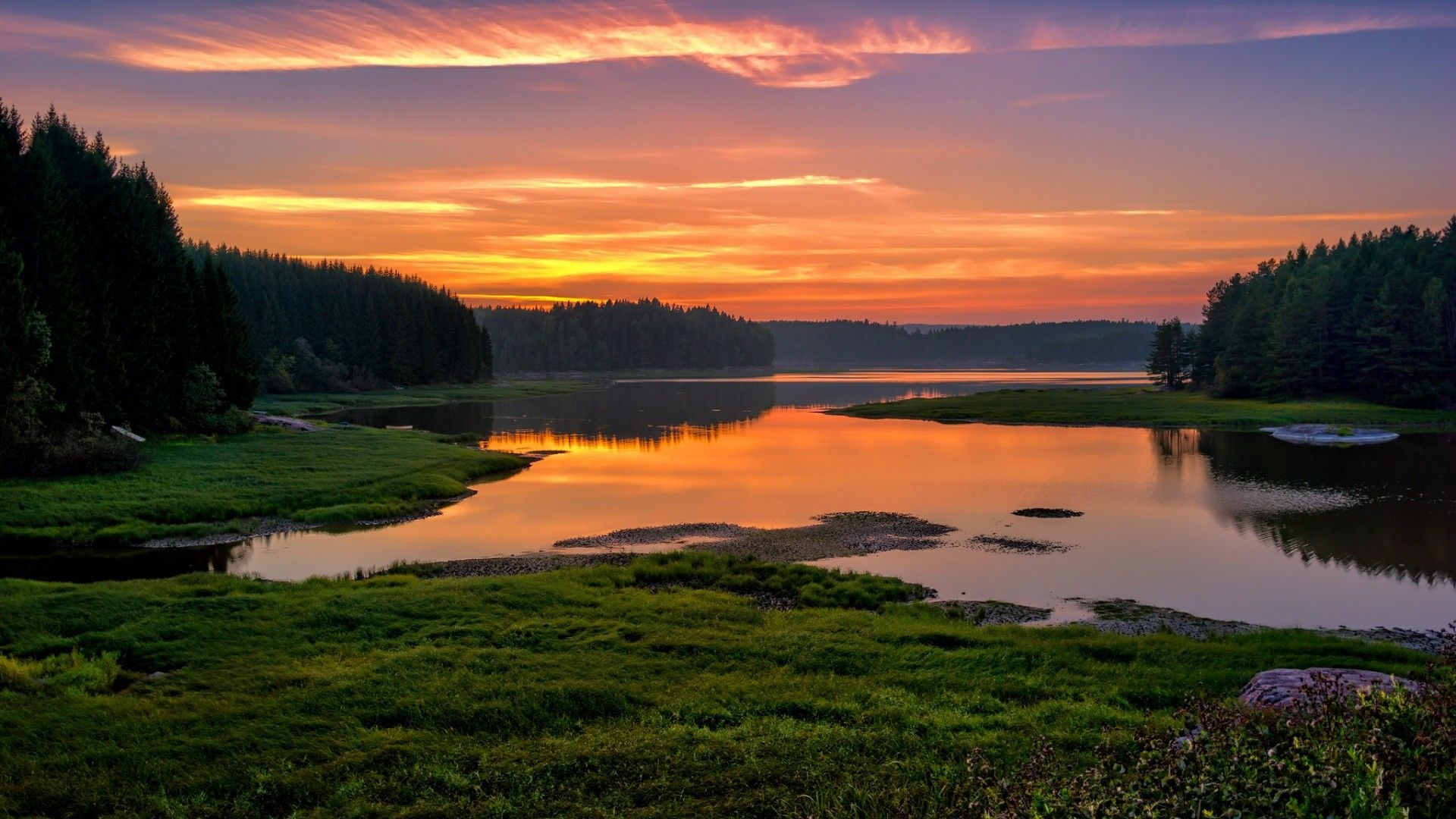 Denmark's picturesque landscapes, Breathtaking views, Scenic backgrounds, Nordic beauty, 1920x1080 Full HD Desktop