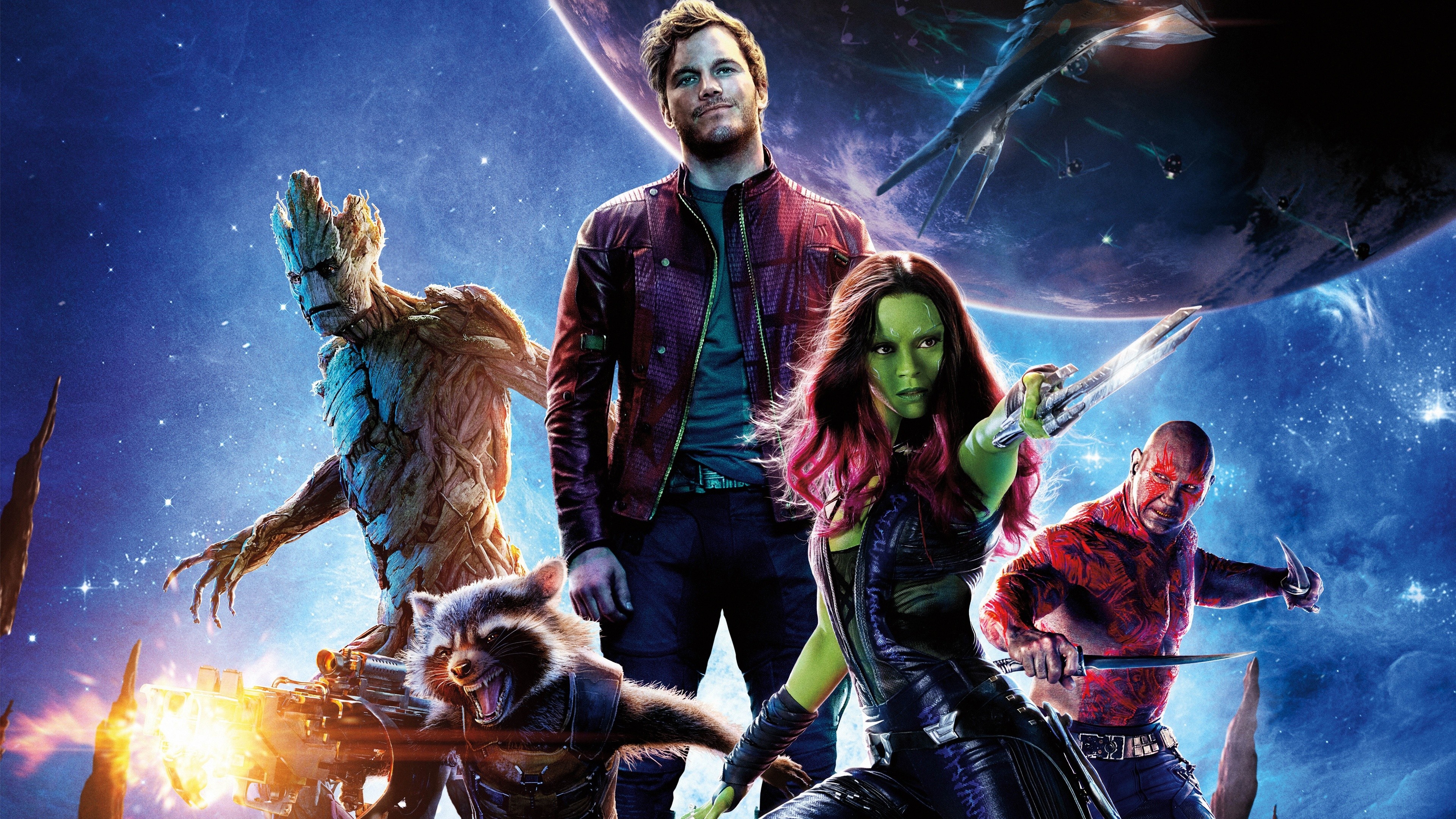 Guardians Of The Galaxy, Movie Poster Wallpaper, 3840x2160 4K Desktop