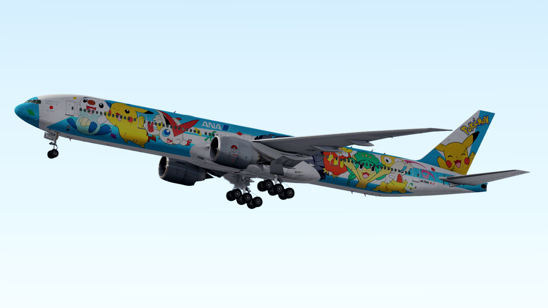 All Nippon Airways, Pokmon airplane, Wallpaper, Fan tribute, 1920x1080 Full HD Desktop