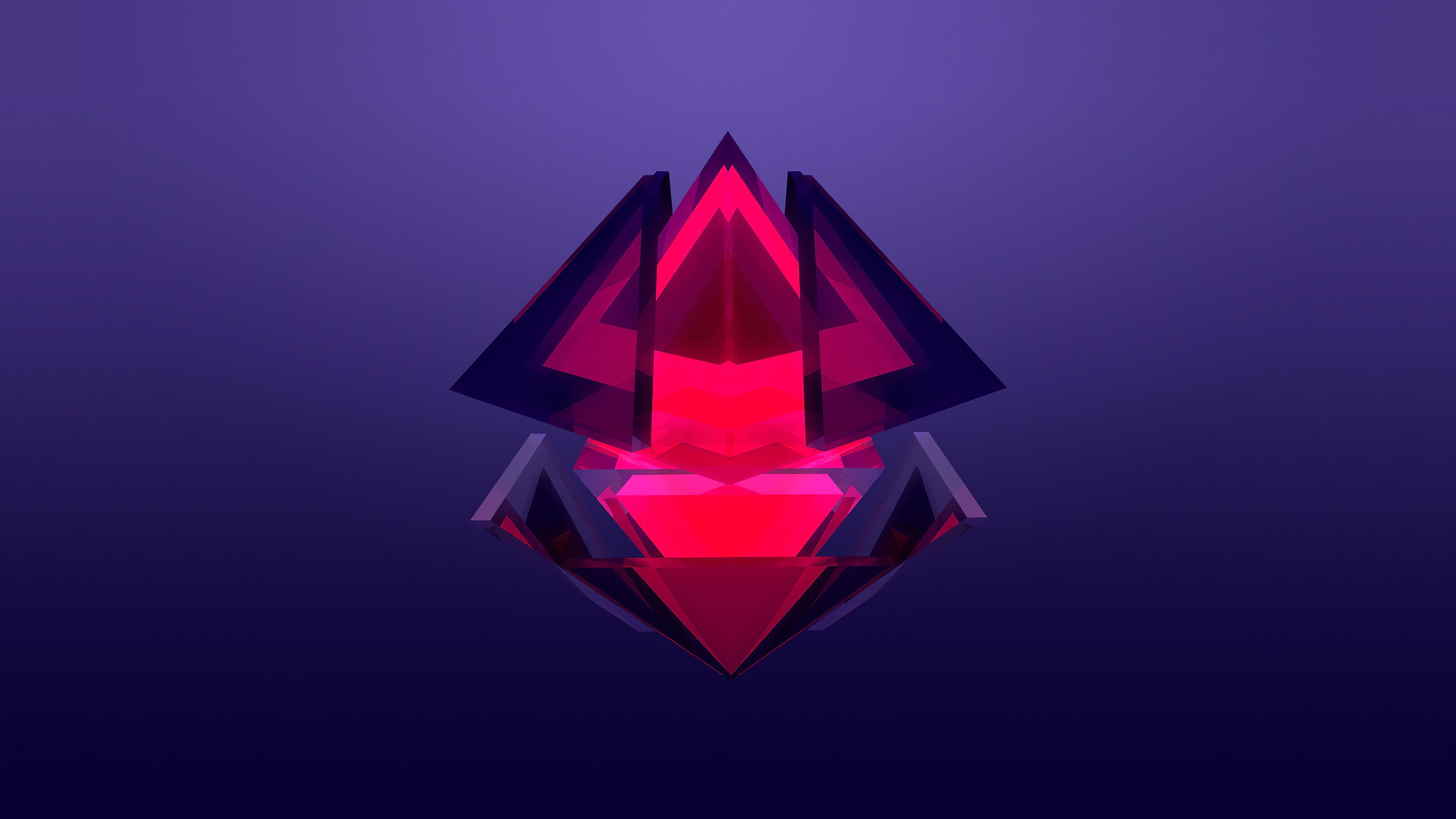 Abstract facets, Michelle Mercado's post, Unique wallpaper design, Artistic expression, 3840x2160 4K Desktop