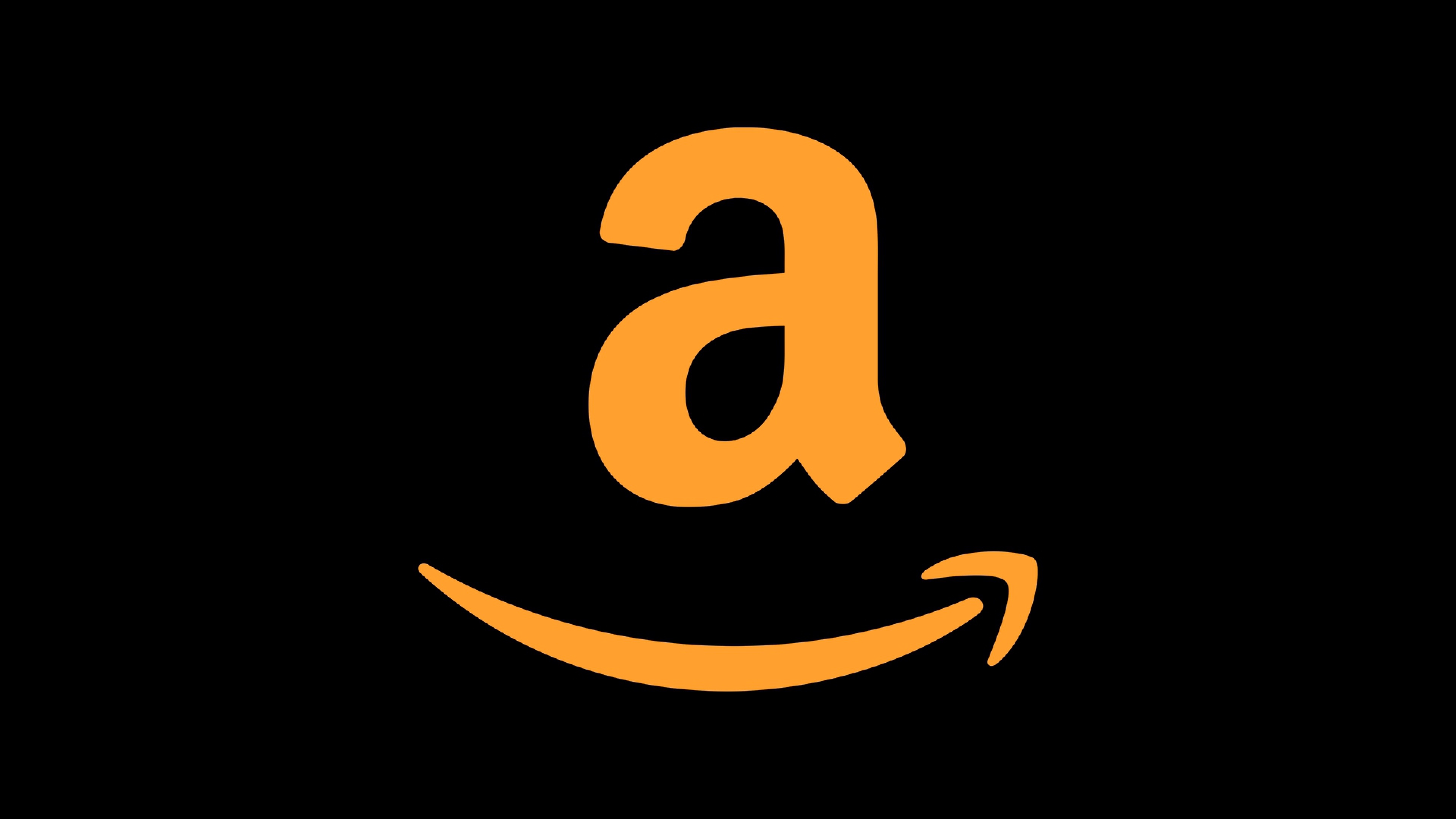 Amazon, 4k logo, HD logo, 3840x2160 4K Desktop