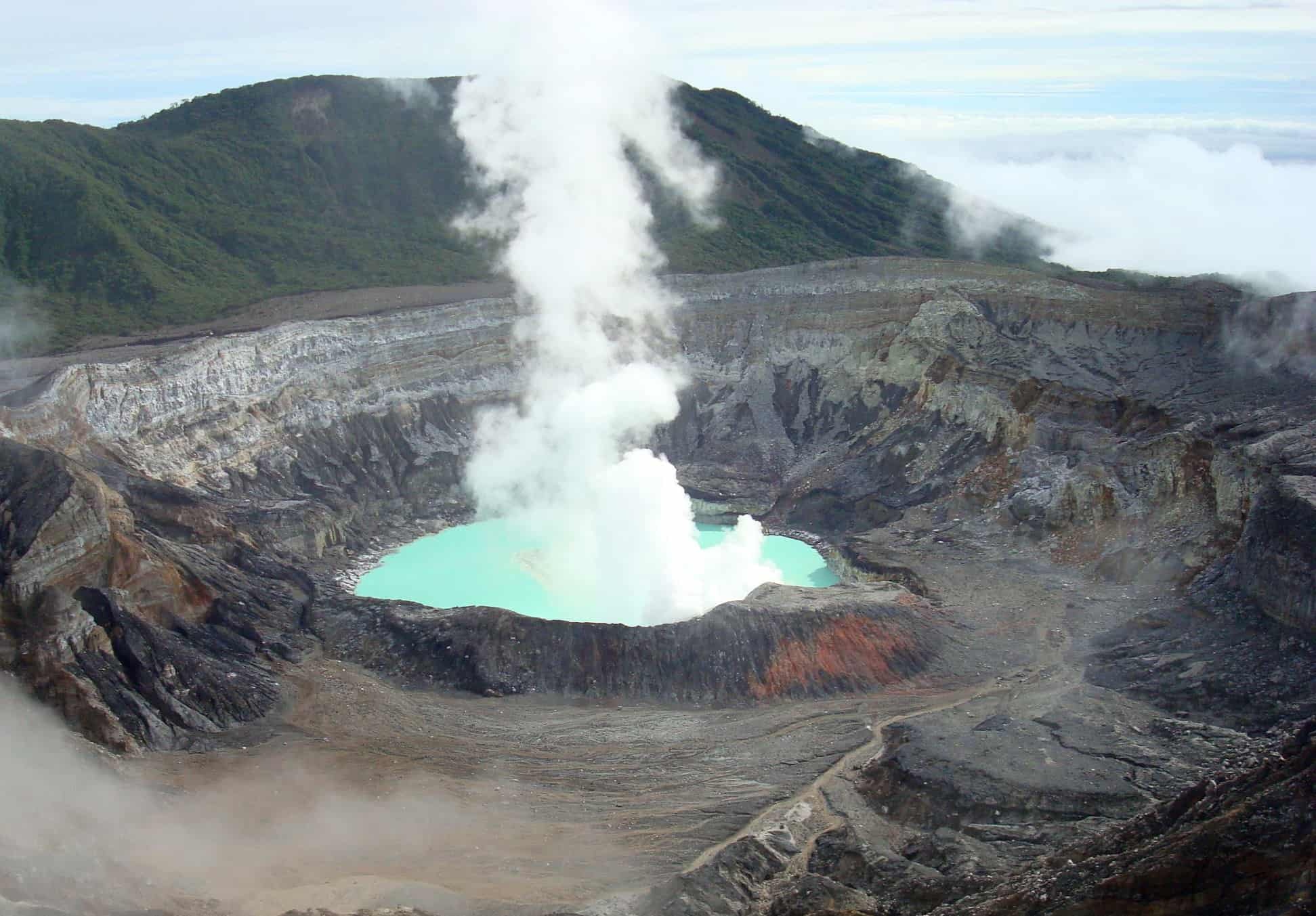 Poas National Park, Seismological monitoring, Pos volcano cameras, National network, 1950x1360 HD Desktop