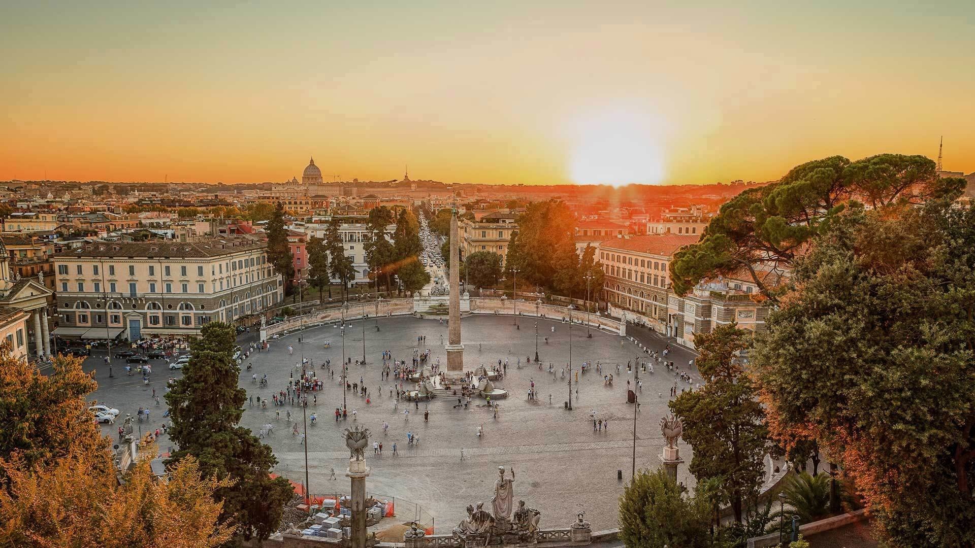 Piazza del Popolo, Rome Wallpaper, 1920x1080 Full HD Desktop