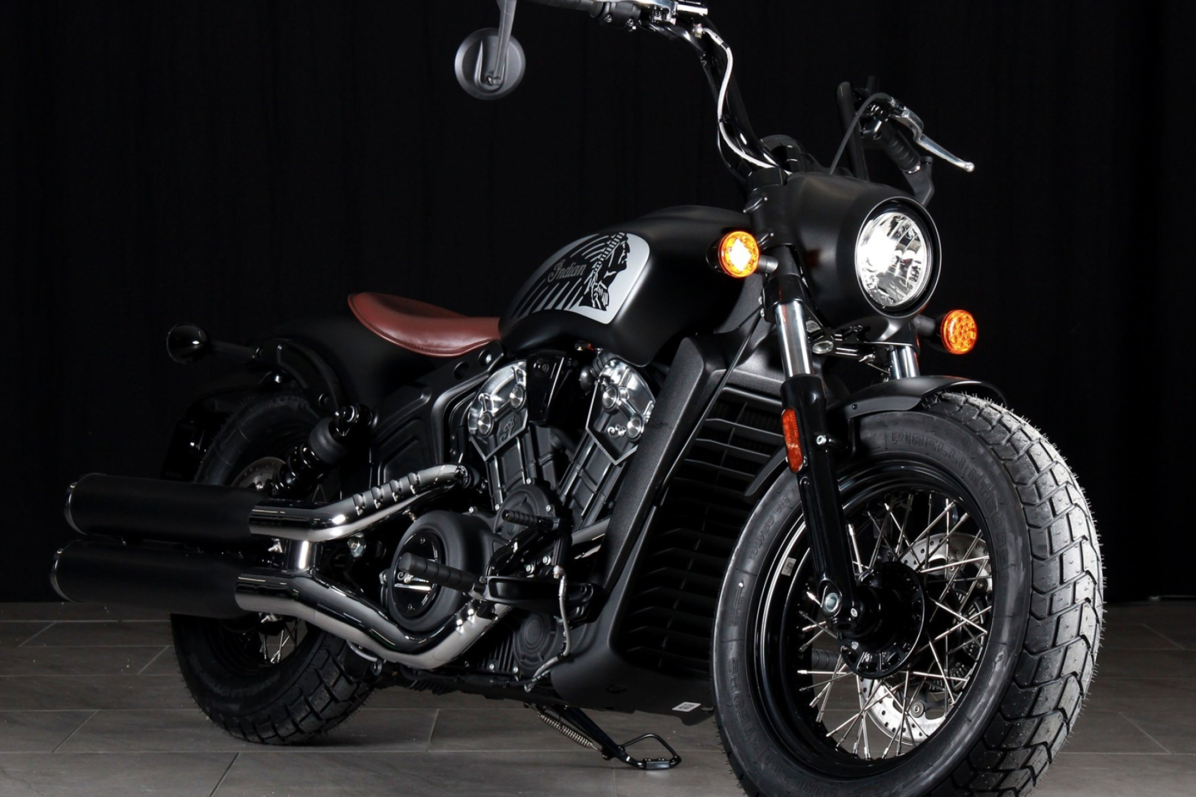 Indian Scout Bobber Twenty, Thunder black, New vehicle, 1 km, 2400x1600 HD Desktop