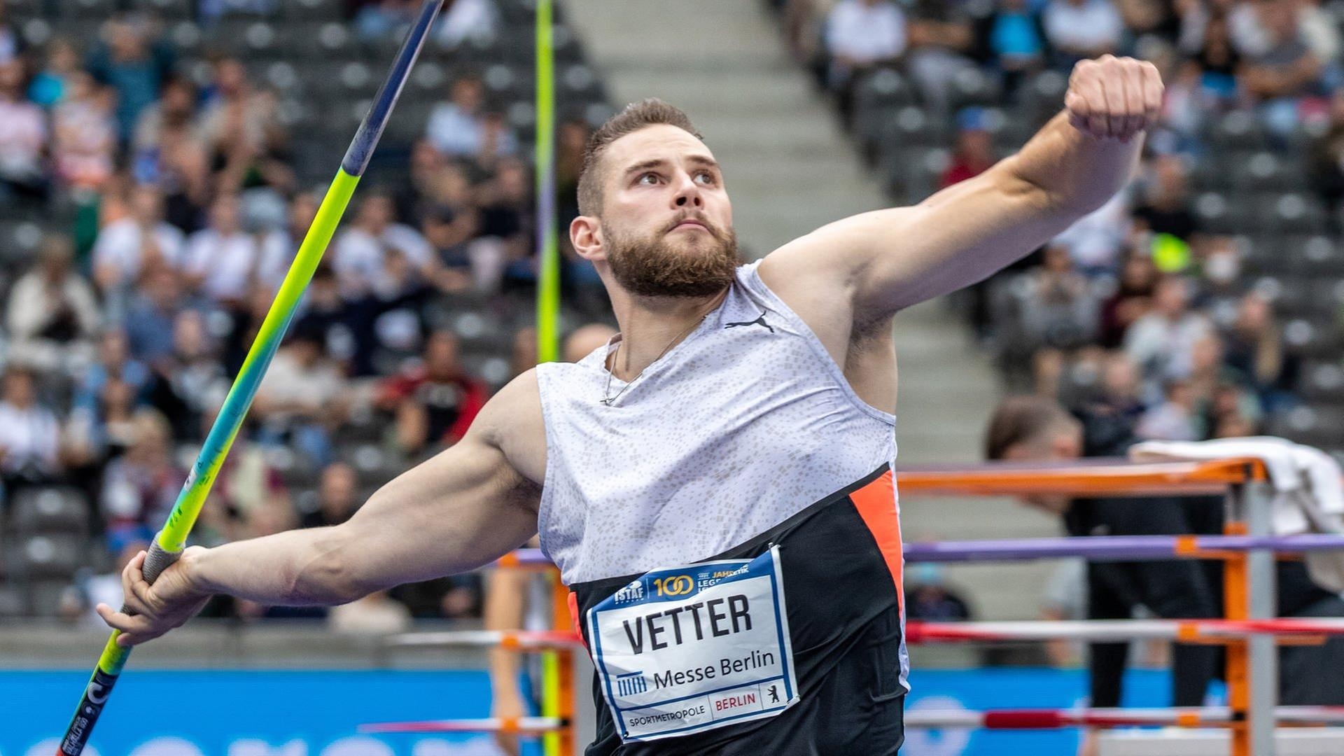 Johannes Vetter, Spear throwing during pandemic, Training at home, Athletic dedication, 1920x1080 Full HD Desktop