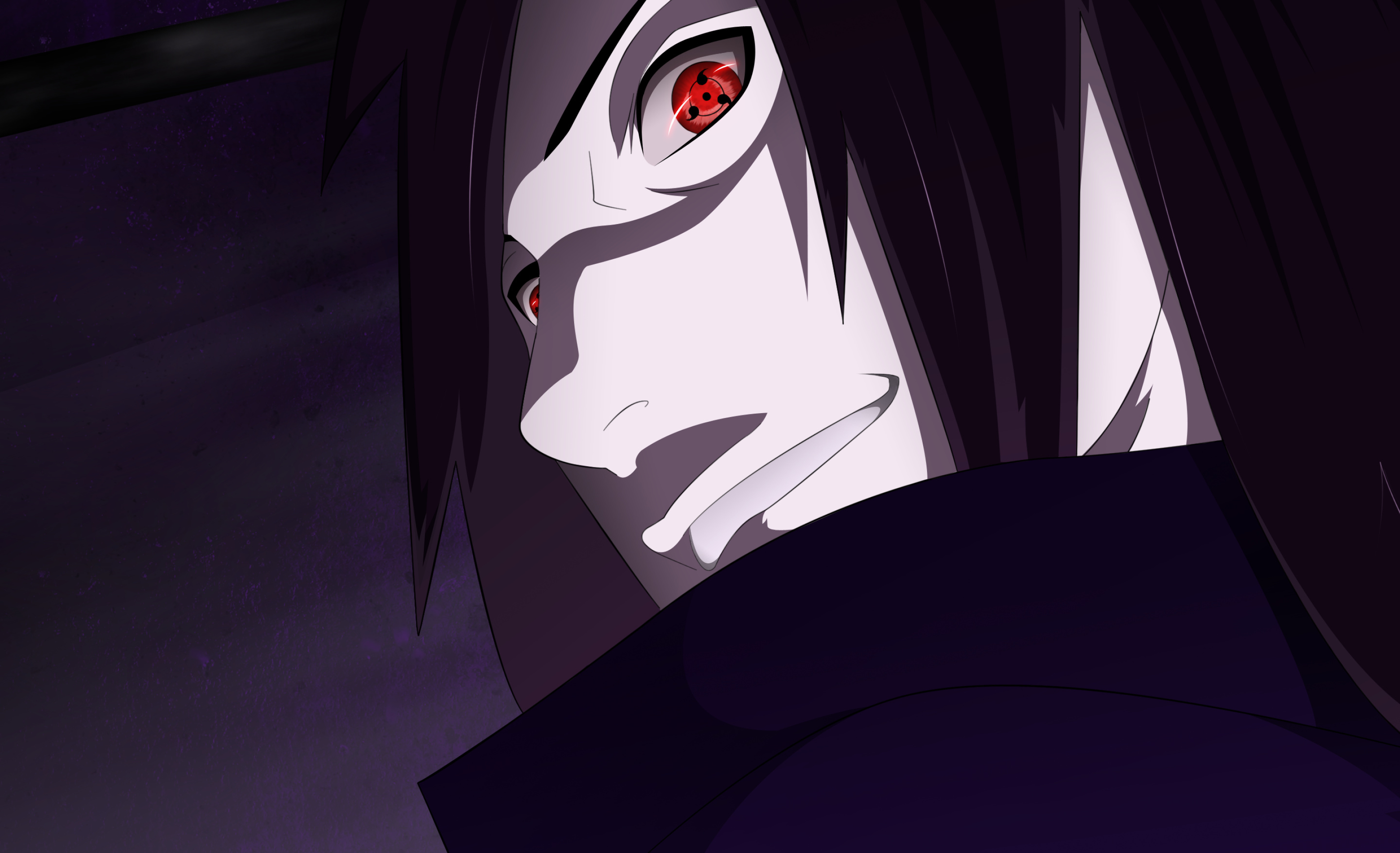 Madara Uchiha, Eternal Mangekyo Sharingan, Naruto Shippuden anime, HD Desktop wallpaper