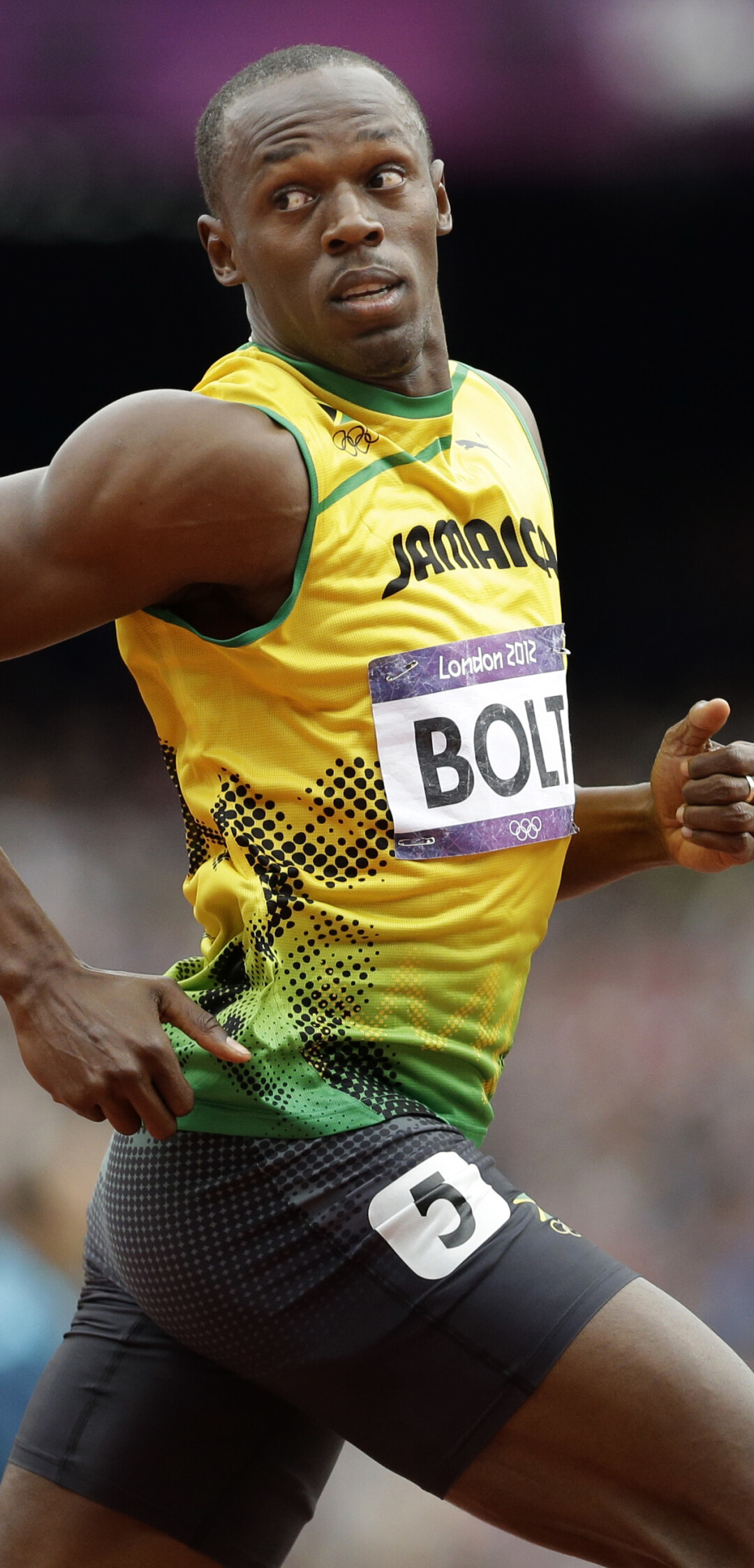 Usain Bolt, Sports icon, Record-breaking runner, Lightning speed, 1080x2250 HD Phone