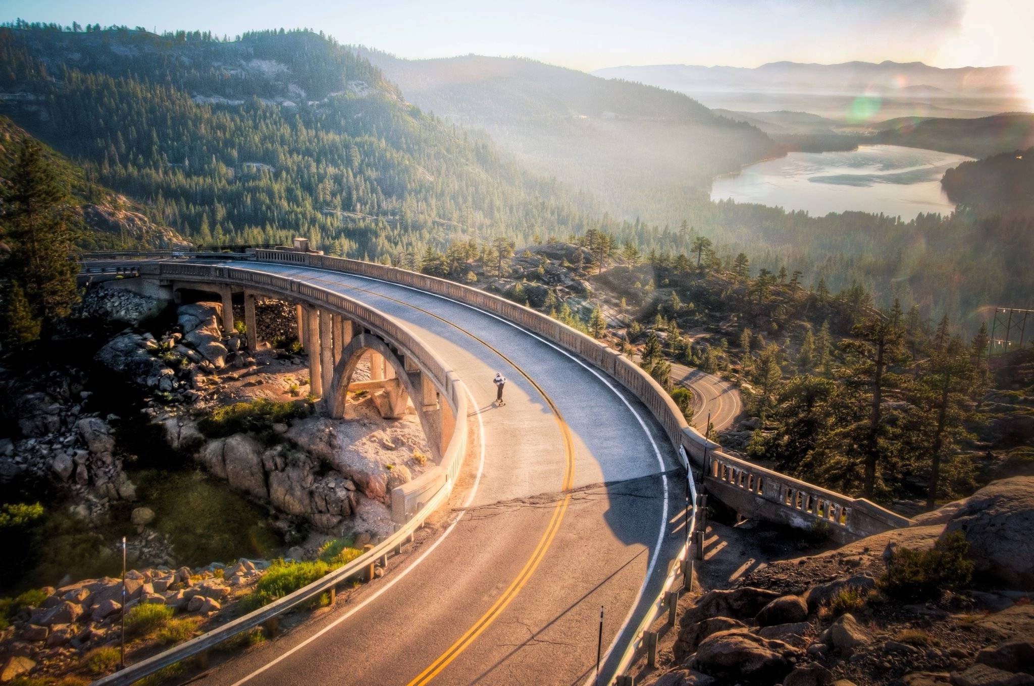 Donner Summit Bridge, Longboarding Wallpaper, 2050x1360 HD Desktop