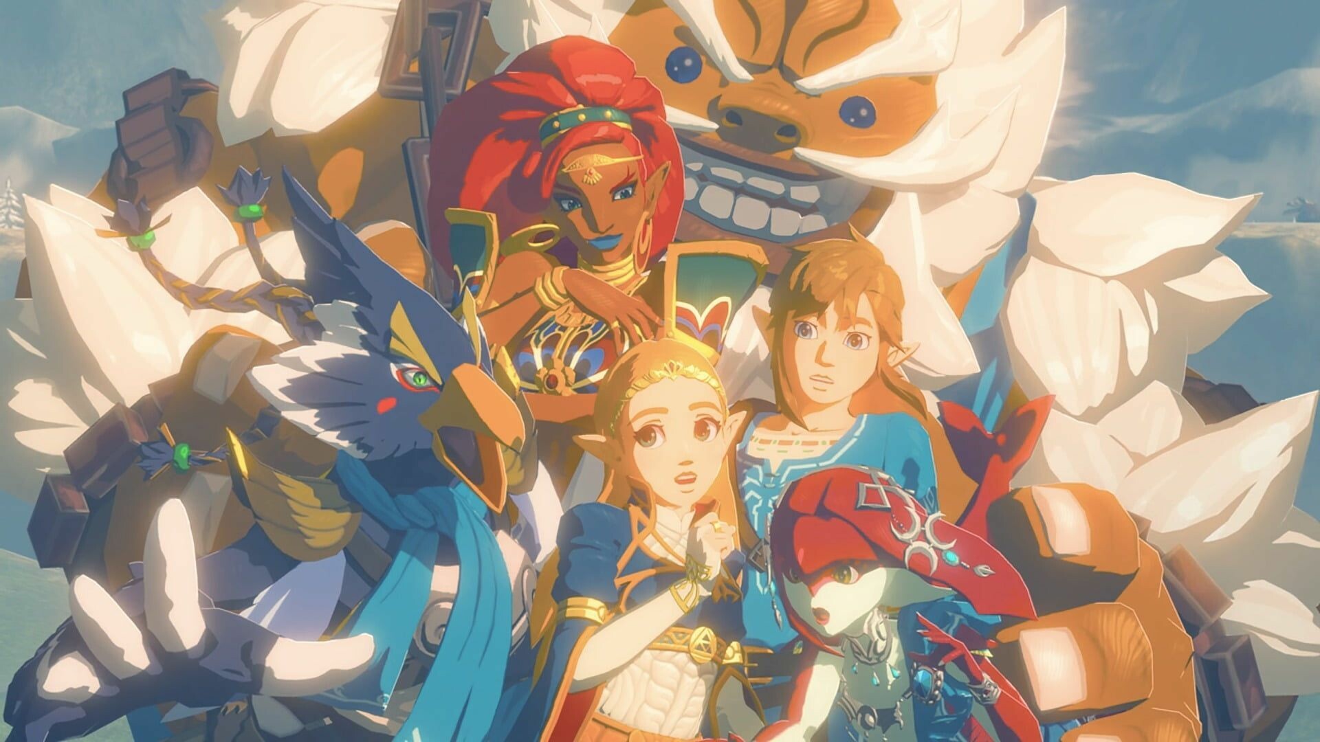 Breath of the Wild 2, Stunning character wallpaper, Legendary champions, Breath of the Wild nostalgia, 1920x1080 Full HD Desktop