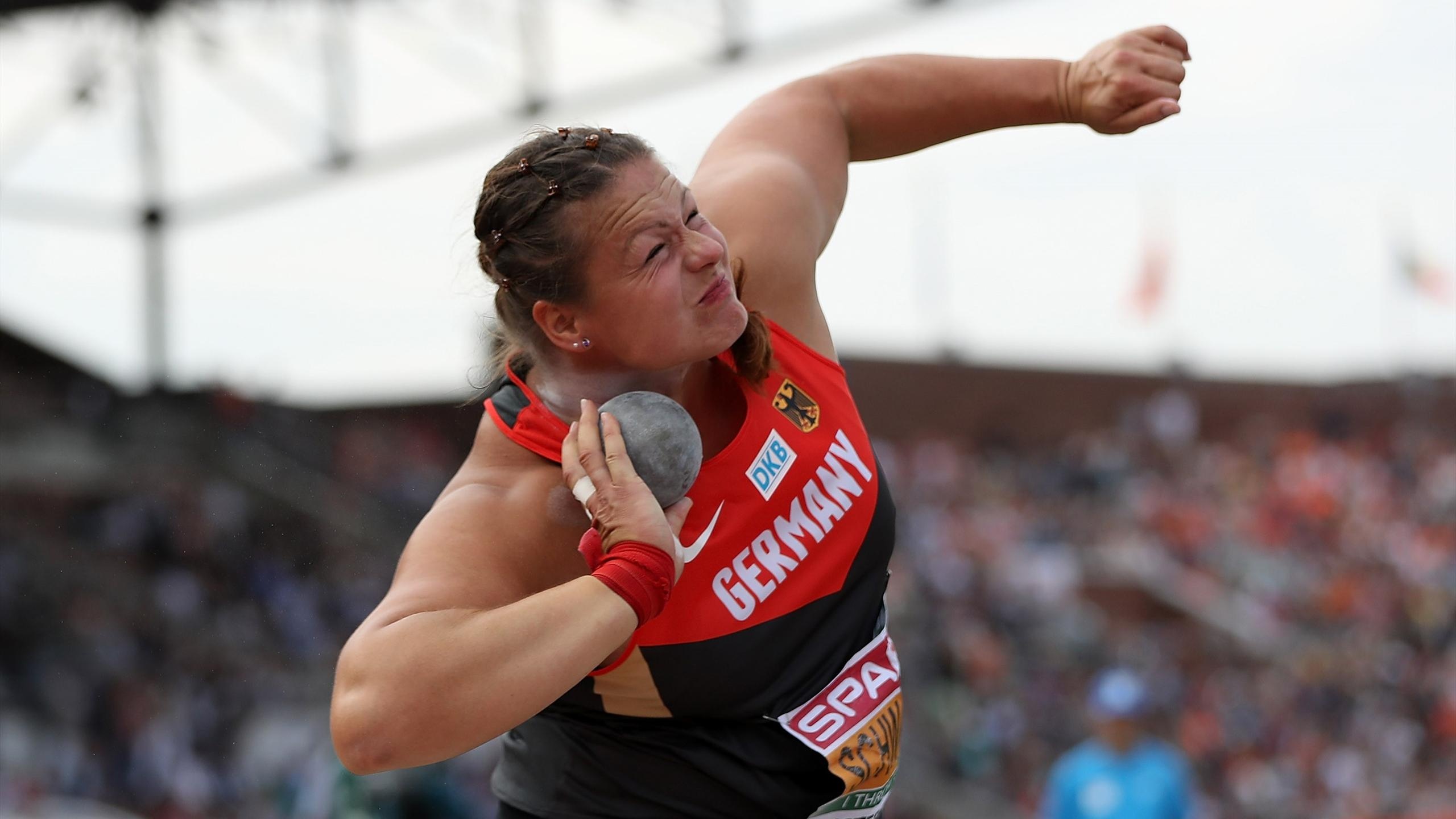 Christina Schwanitz, European championships, 2560x1440 HD Desktop