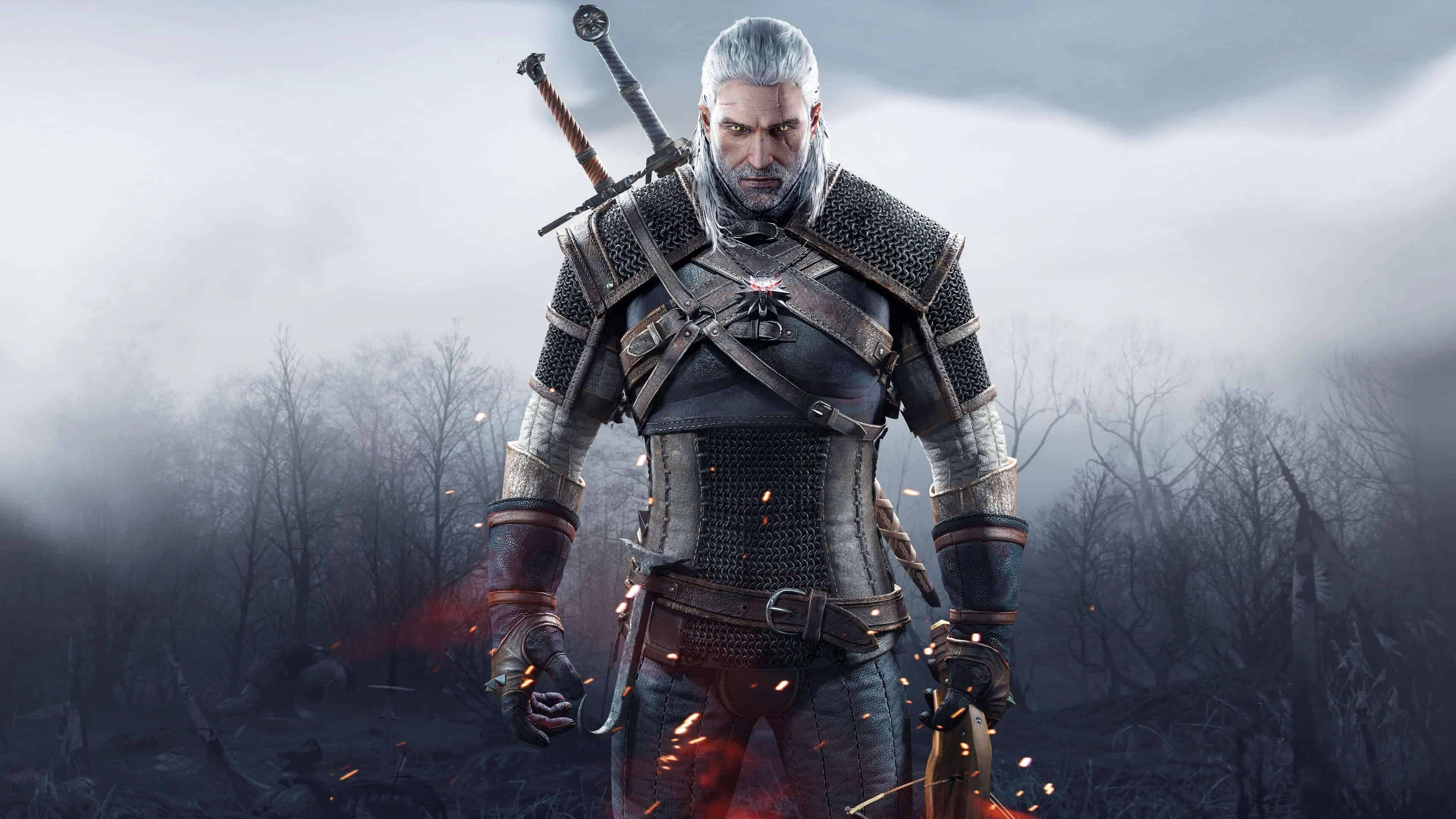 Geralt of Rivia, The Witcher Wallpaper, 3840x2160 4K Desktop