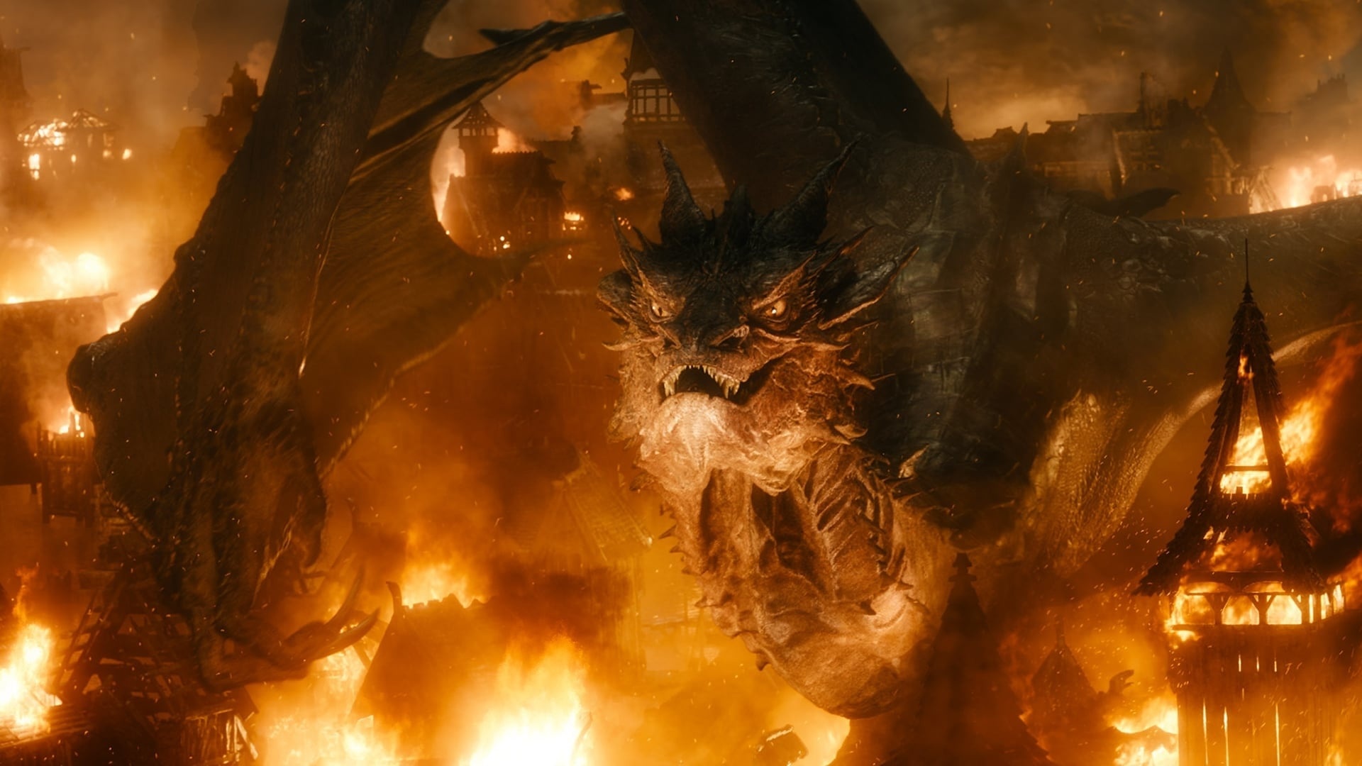 Lake-town, Smaug Wallpaper, 1920x1080 Full HD Desktop