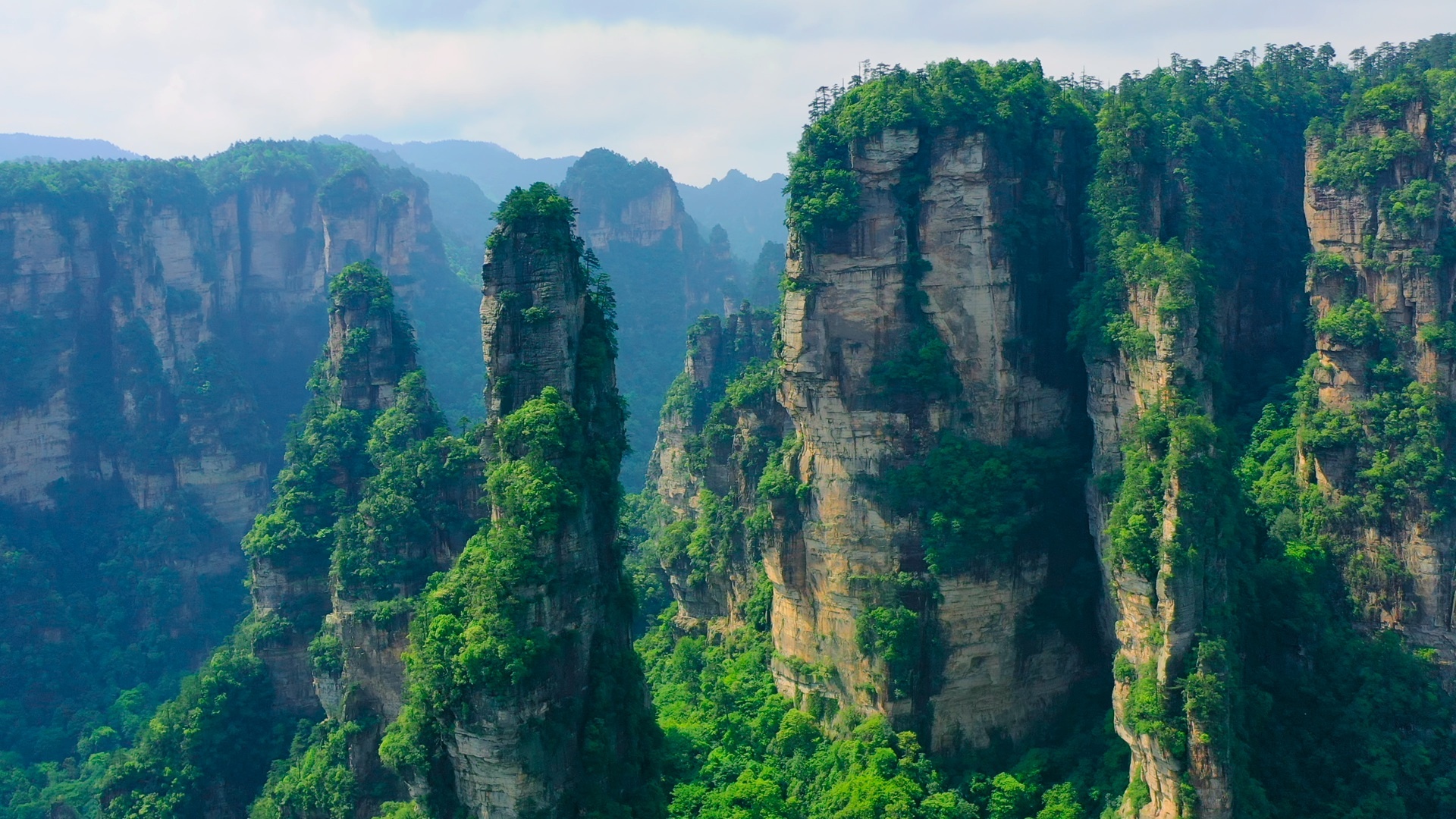 Zhangjiajie Travels, CGTN nature, Zhangjiajie series, Peaks, 1920x1080 Full HD Desktop