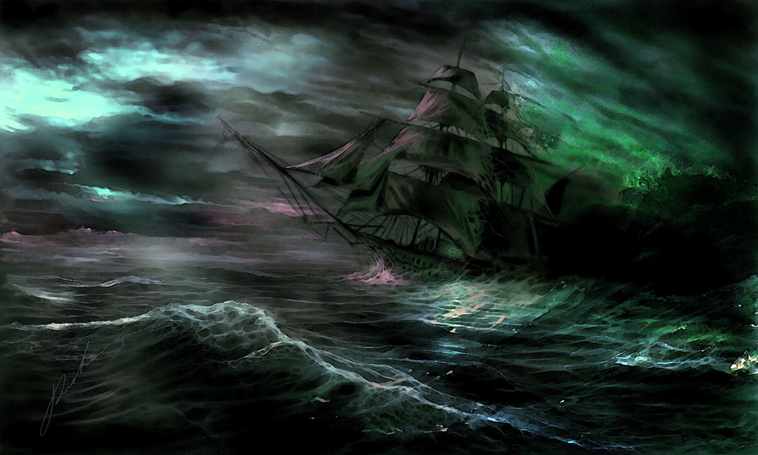 Ghost Ship, Top ghost ship backgrounds, 2500x1500 HD Desktop