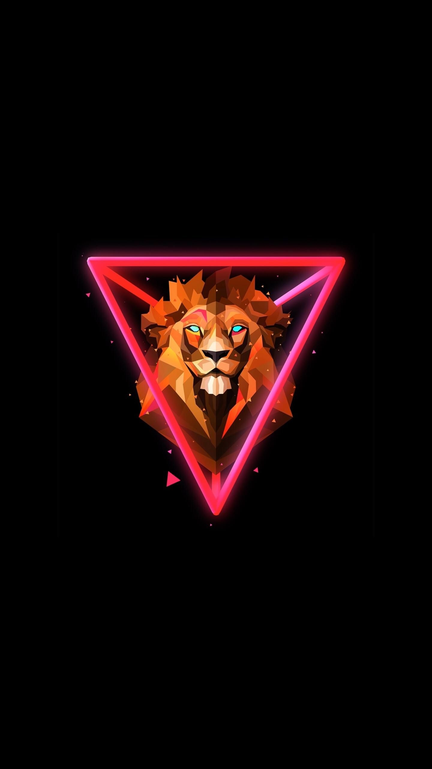 Justin Maller, Leonine, Retro artwork, Justin Maller wallpapers, 1440x2560 HD Phone