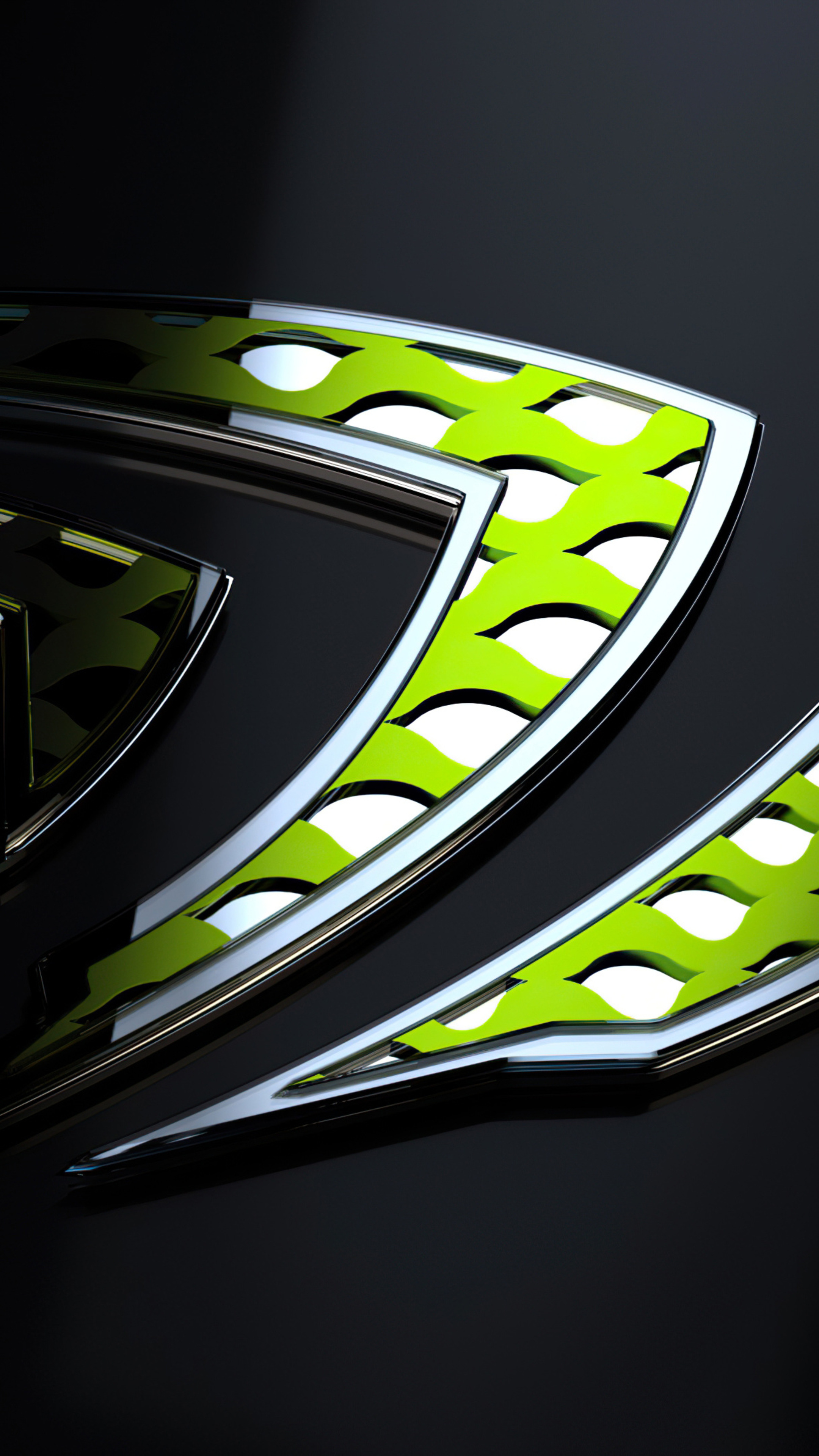 Nvidia, Cinema 4D logo, Sony Xperia, 2160x3840 4K Phone