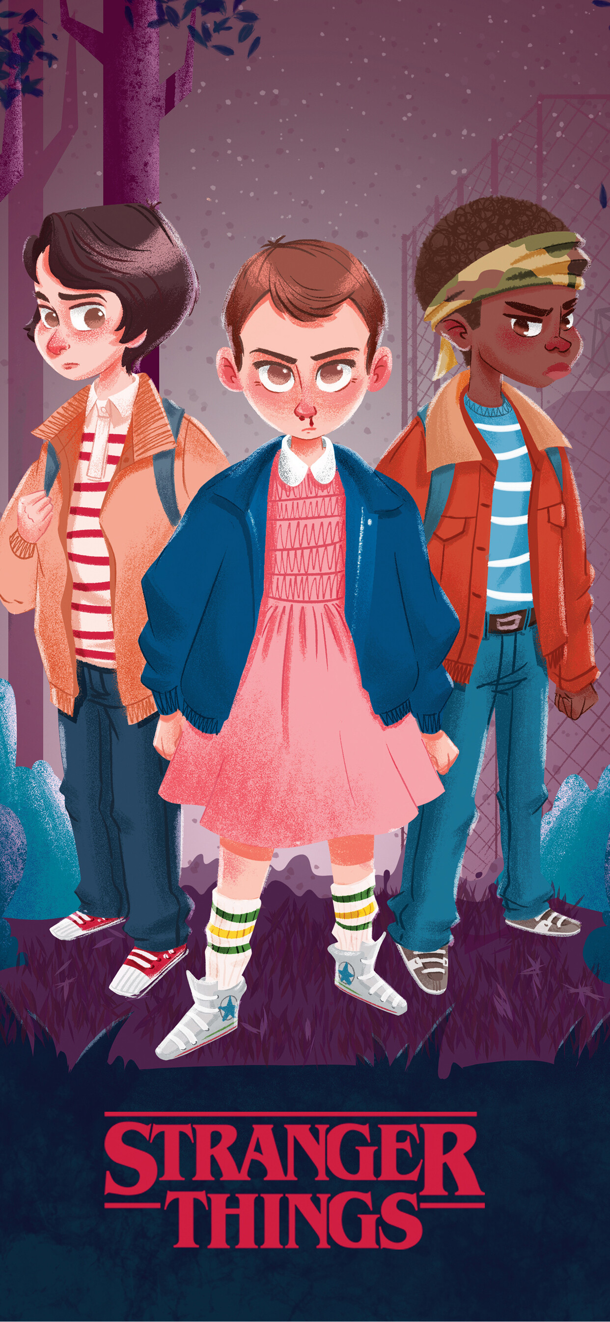 Stranger Things, New art, iPhone XS Max, 1250x2690 HD Phone