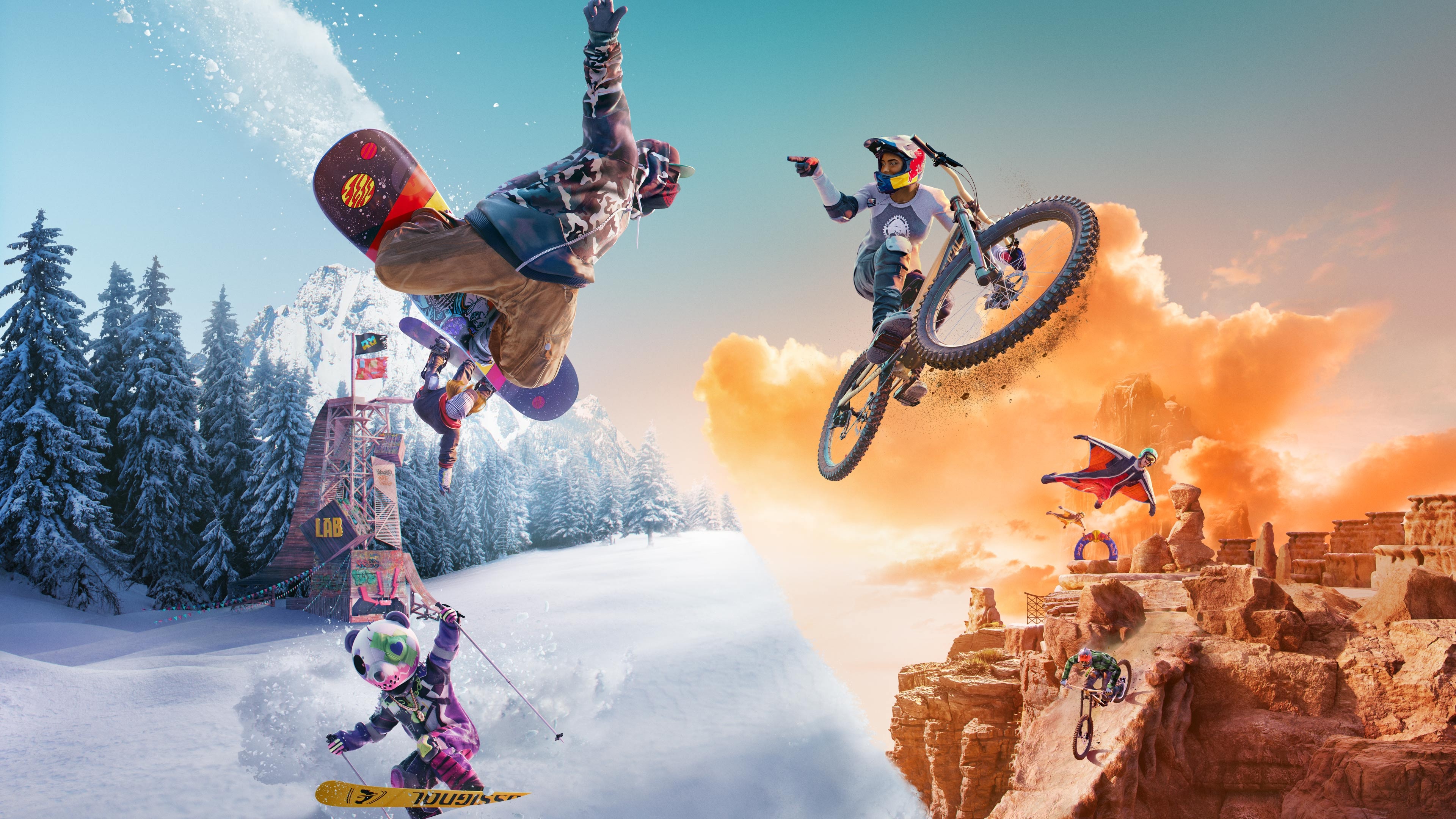 Riders Republic jeux, PS4 et PS5, PlayStation France, Gaming, 3840x2160 4K Desktop