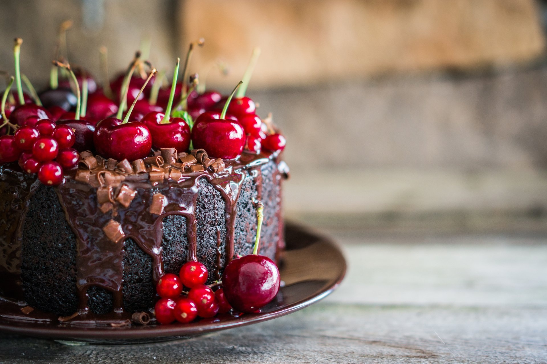 Black forest cake, Indulgent layers, Cherry garnish, Chocolatey goodness, 1920x1280 HD Desktop