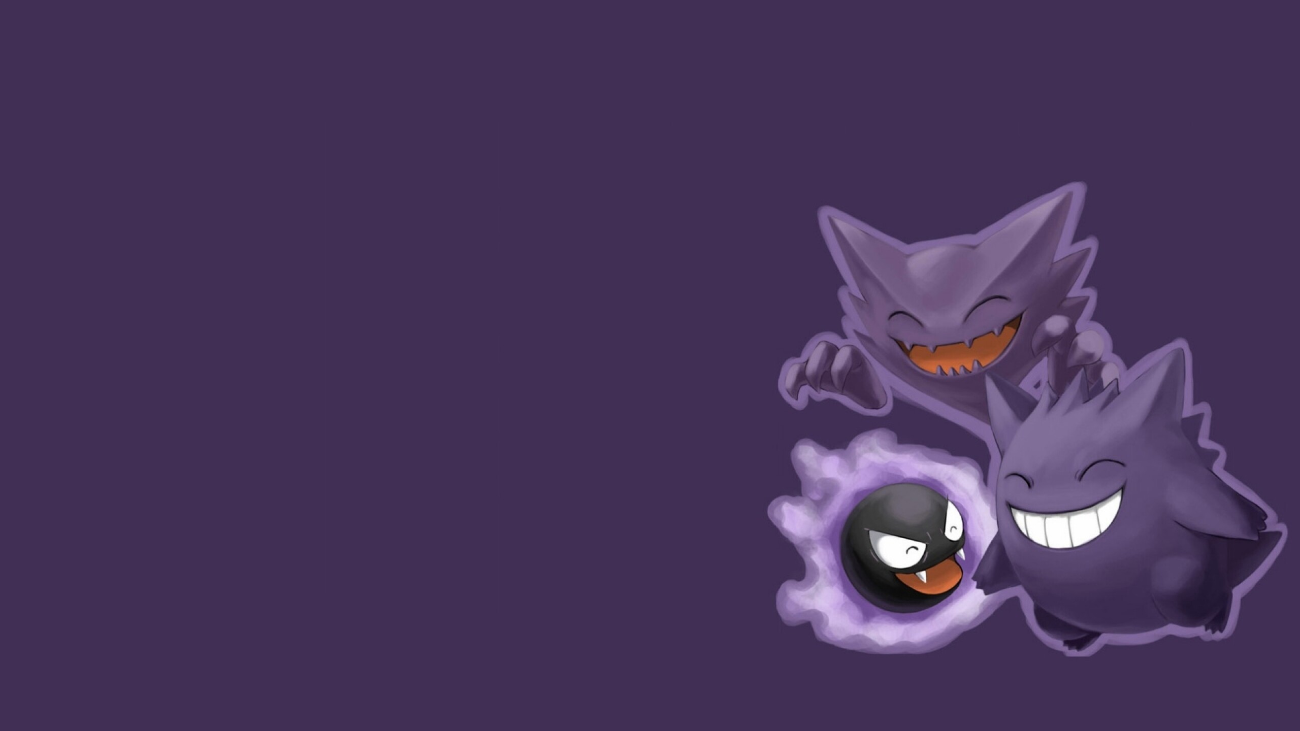 Cute Ghost Pokmon, Top Free, Adorable Wallpapers, Playful Spirits, 2560x1440 HD Desktop