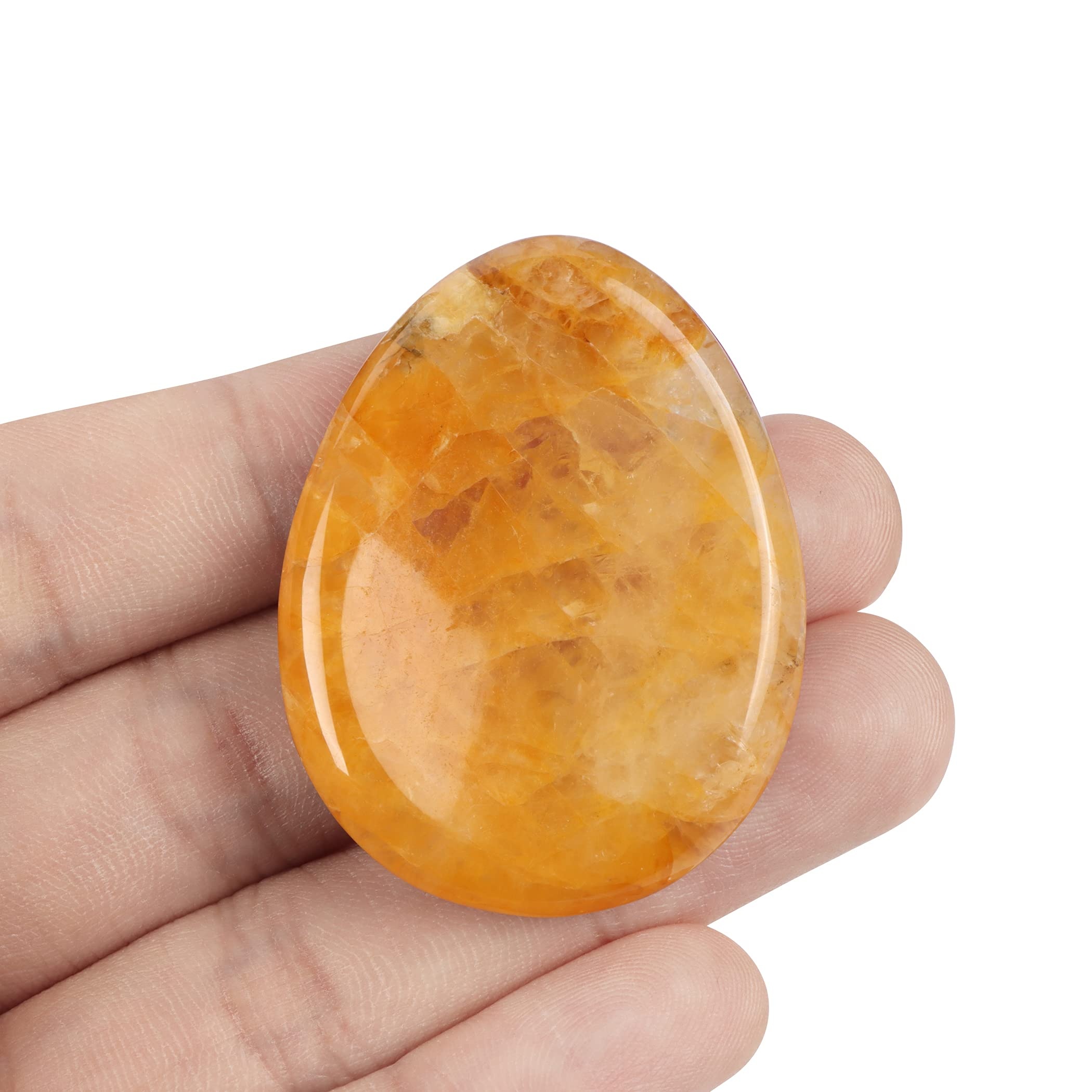 Carved healing crystal, Crystal pocket stone, Meditation aid, Reiki energy, 2100x2100 HD Phone