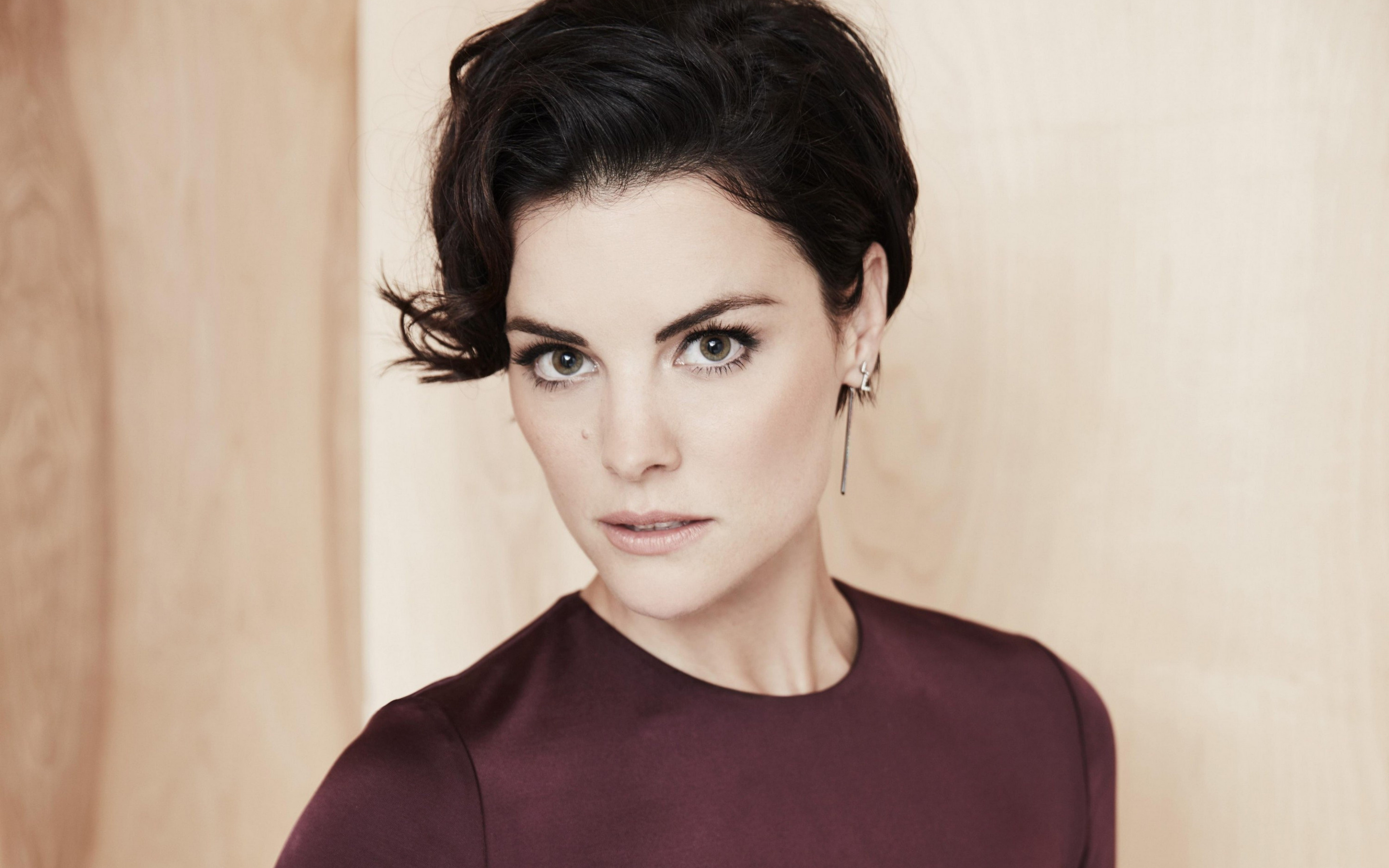 Jaimie Alexander, American actress, Beautiful eyes, Portrait, 2880x1800 HD Desktop