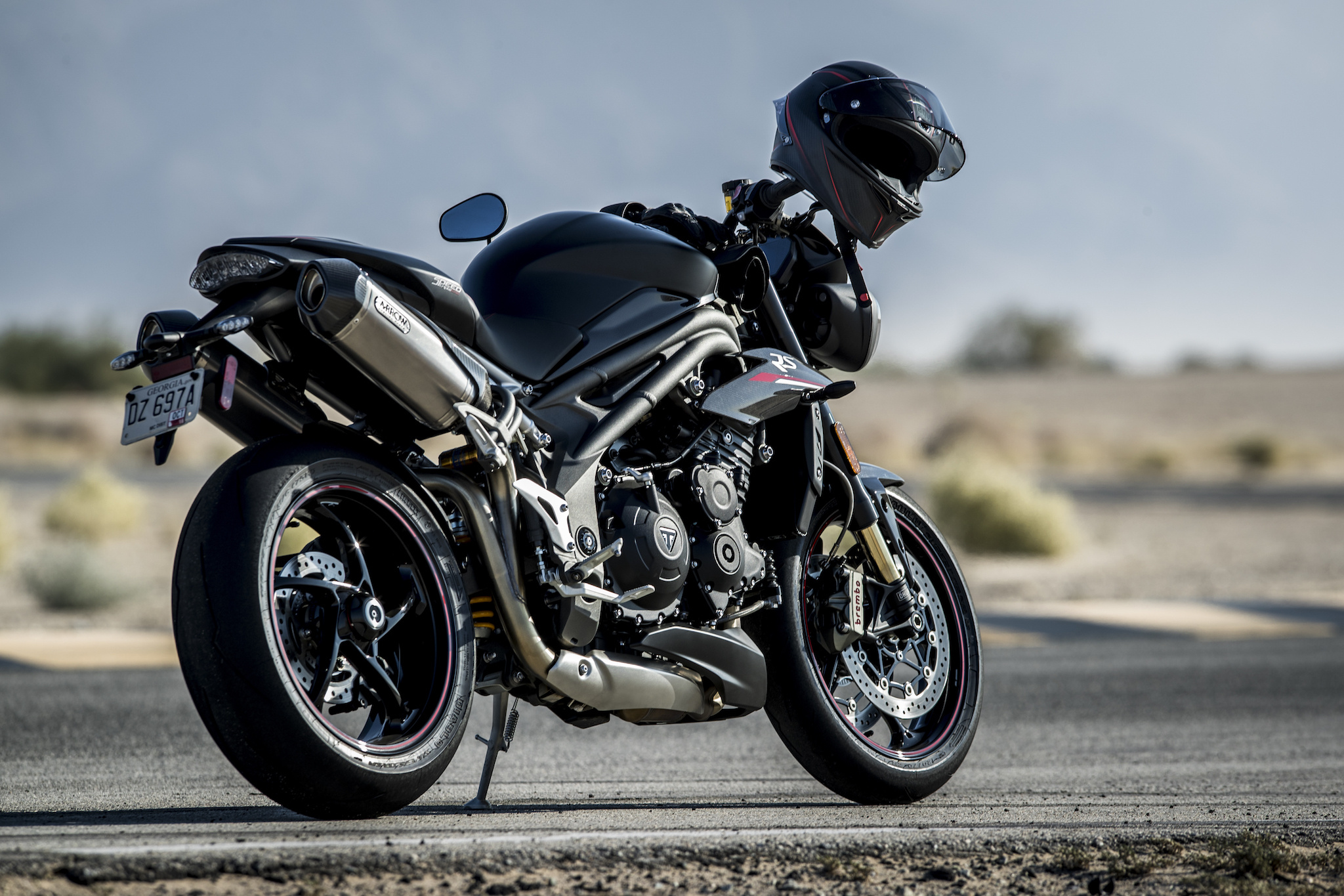 Helmet, Triumph Street Triple RS Wallpaper, 2050x1370 HD Desktop