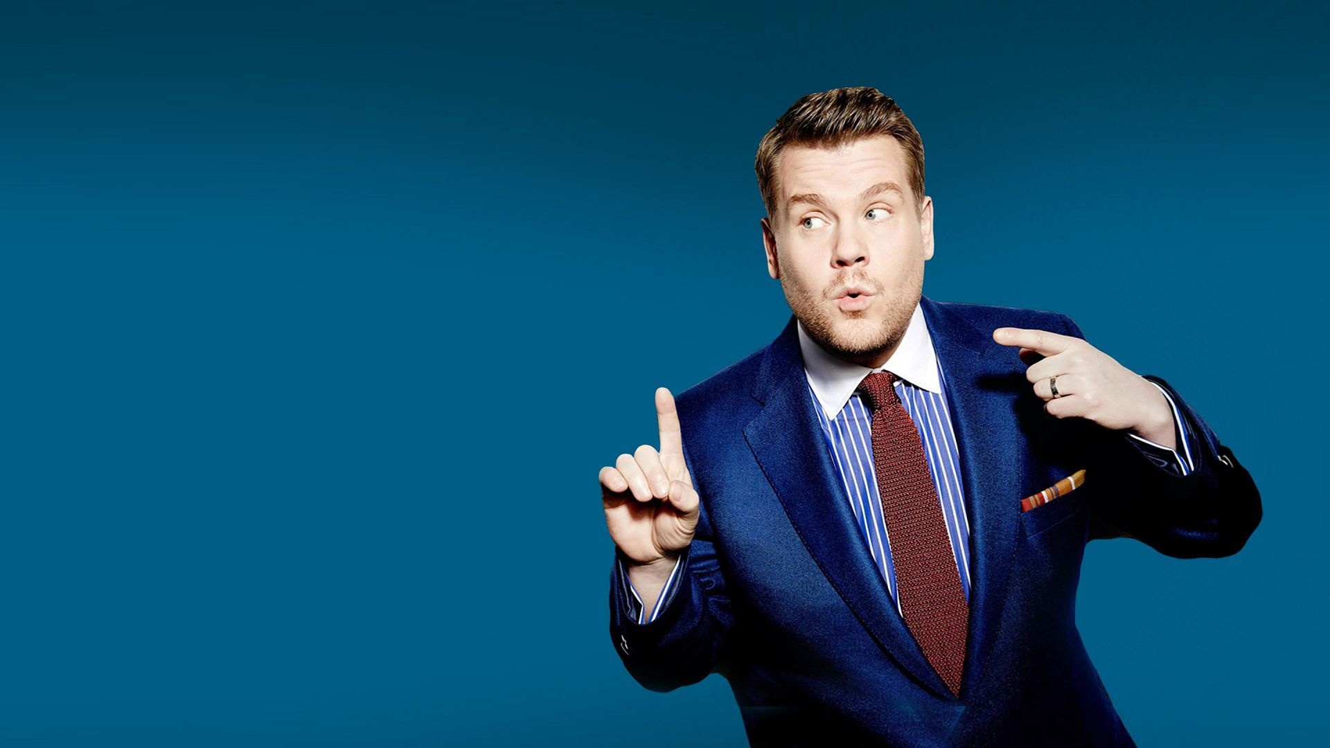 James Corden, Carpool Karaoke moment, CBS favorite, 1920x1080 Full HD Desktop