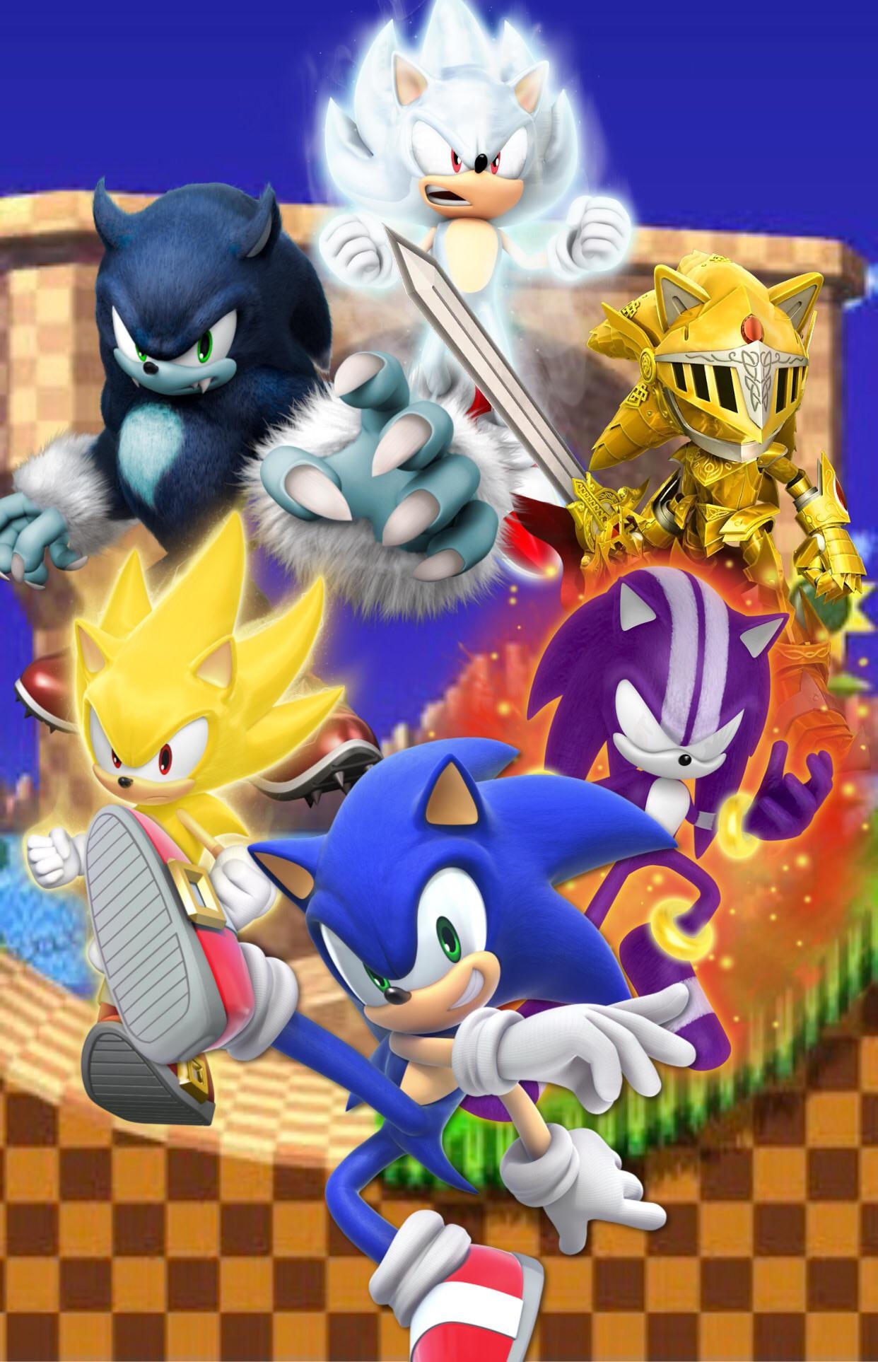 Hyper Sonic Wallpapers 25 Images WallpaperCat Hyper Sonic Wallpapers 25 Images WallpaperCat