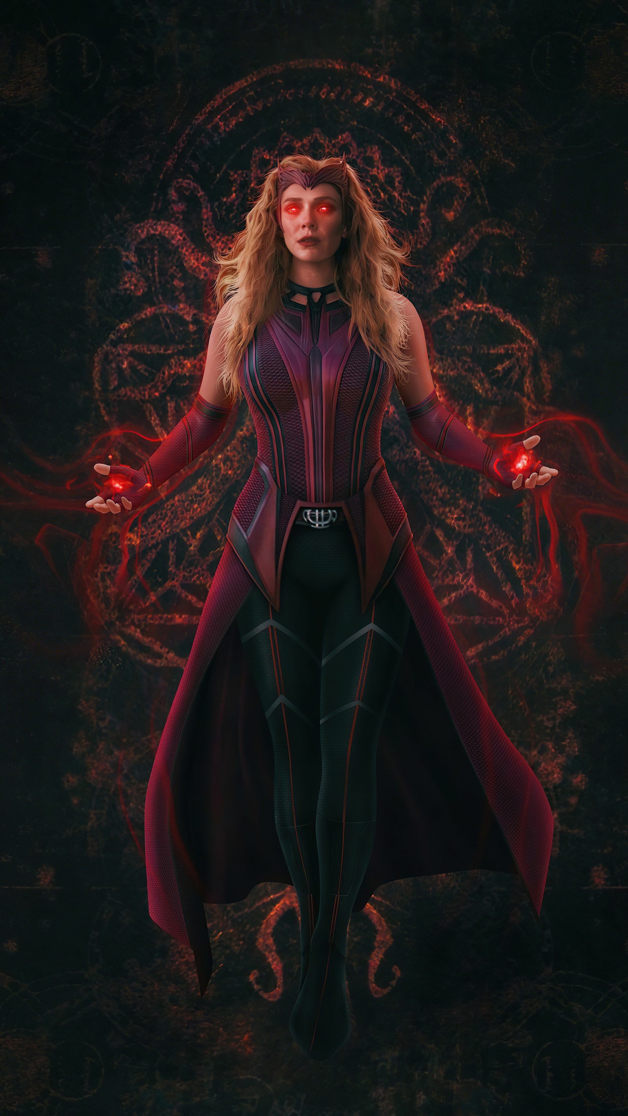 Wanda Vision HD wallpaper, Marvel Avengers movies, Superhero ensemble, Epic cinematic universe, 2160x3840 4K Phone