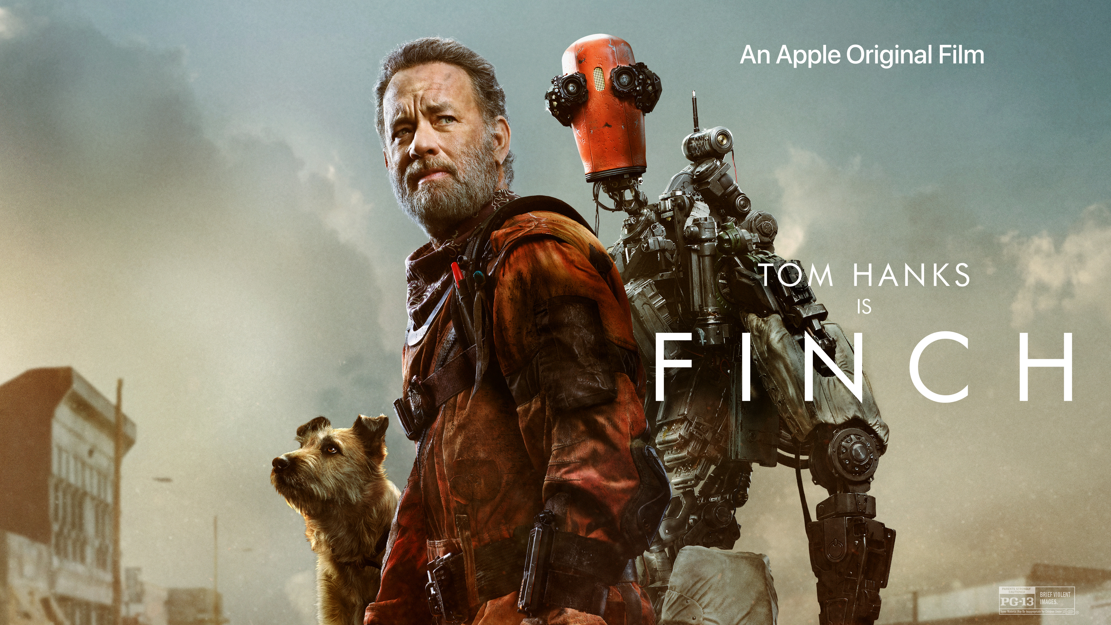 Finch (Movie), Movie wallpapers, Post-apocalyptic journey, Artwork, 3840x2160 4K Desktop