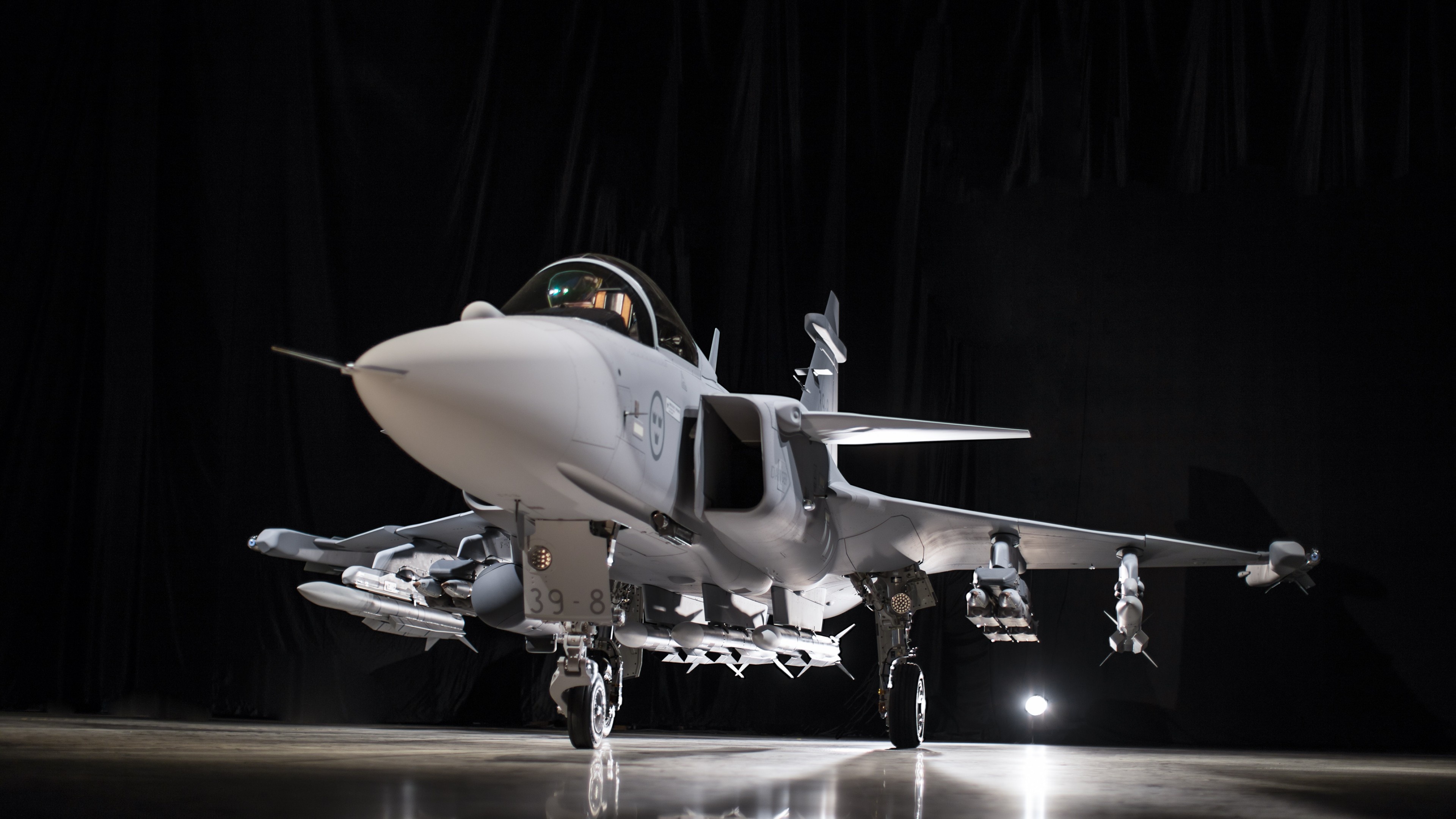 Saab Airplane, Gripen fighter jets, Air superiority, Aerial dominance, 3840x2160 4K Desktop