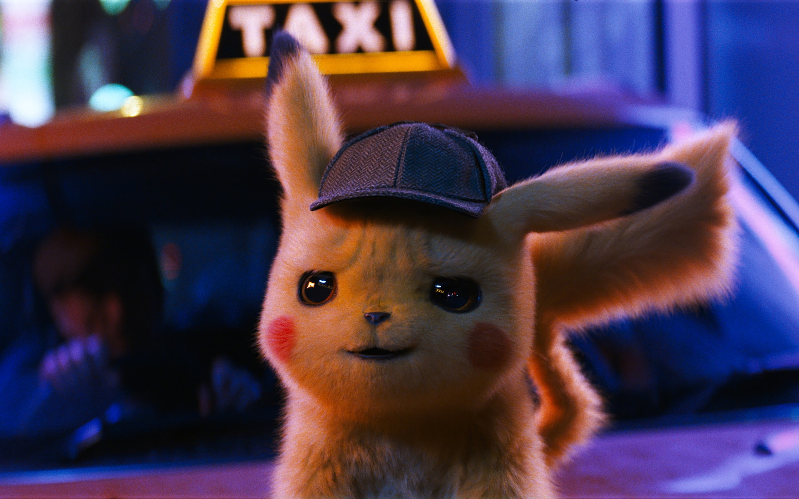 Detective Pikachu PC desktop, 4k wallpaper, Free download, Engaging imagery, 2560x1600 HD Desktop
