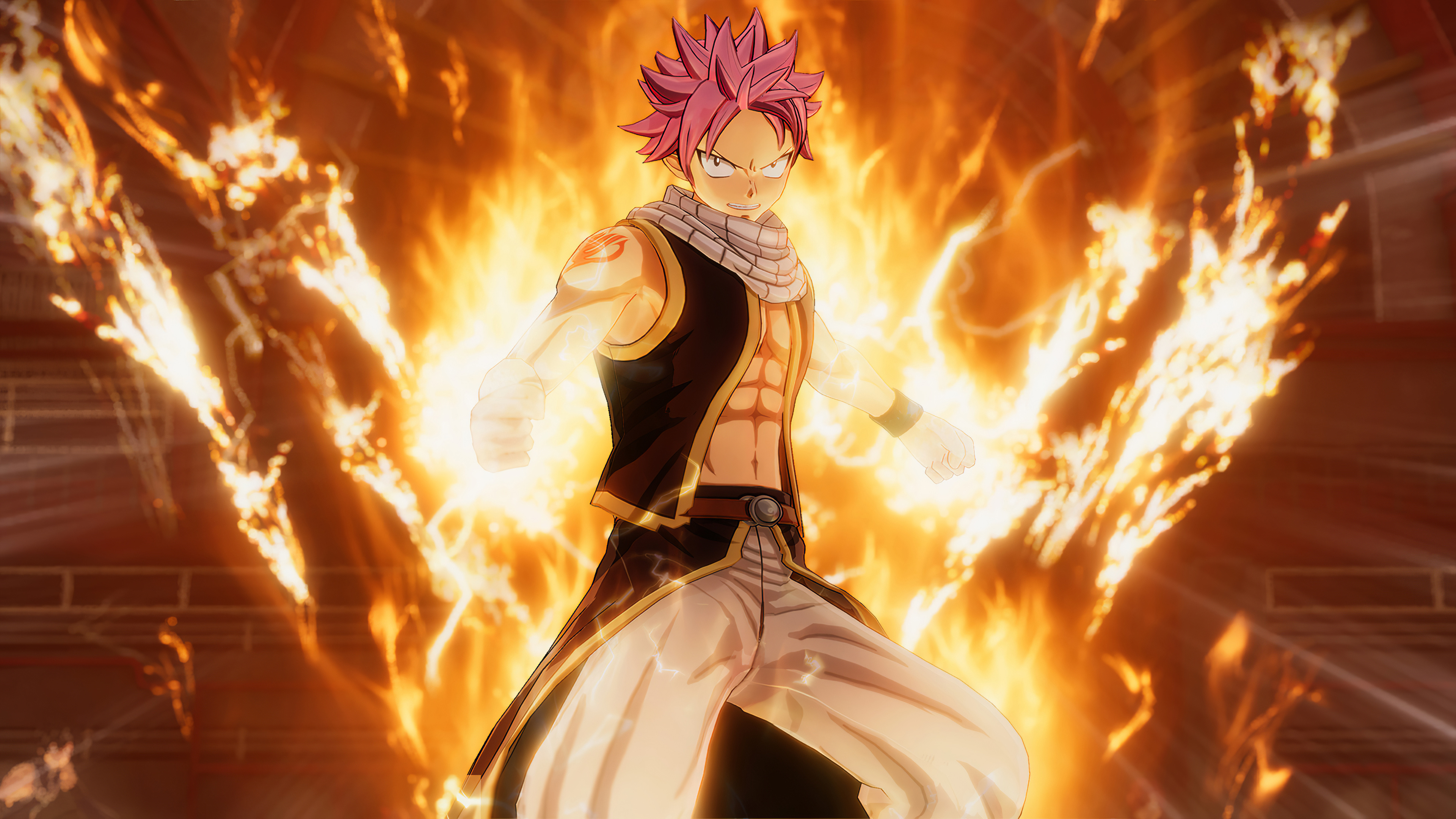 Natsu Dragneel, Fairy Tail anime, HD wallpapers, Images, 3840x2160 4K Desktop