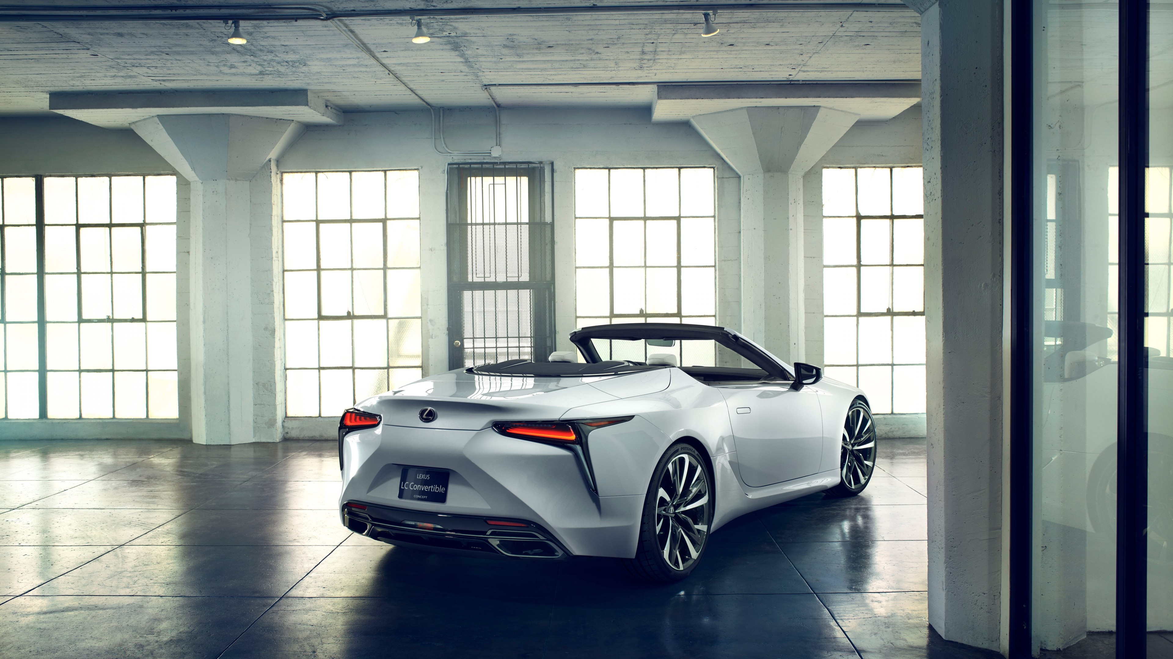 Lexus LC, Convertible model, Stunning design, 3840x2160 4K Desktop