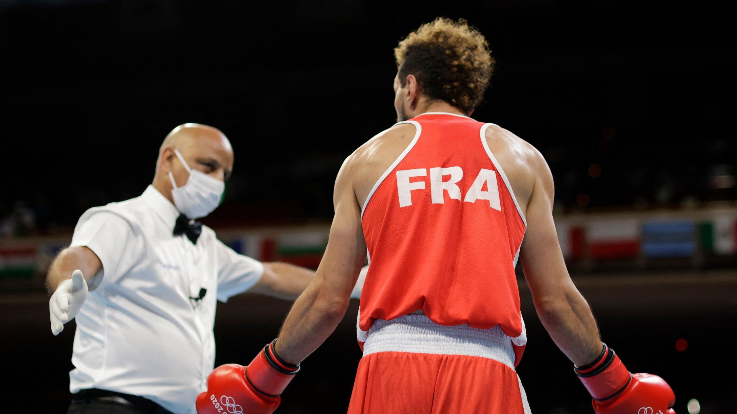 Sofiane Oumiha, Tokyo 2020, Olympic boxing, Weight category, 2560x1440 HD Desktop